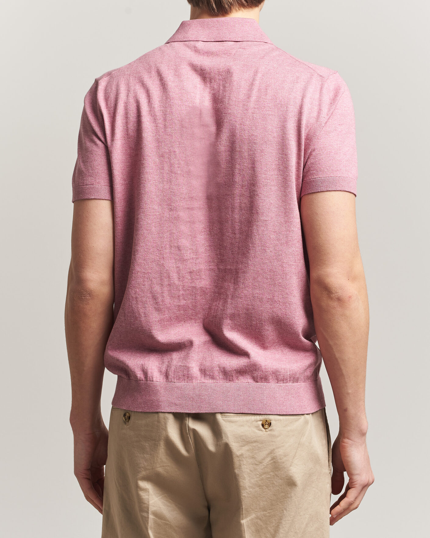 Homme | Polos | Morris | Riley Short Sleeve Polo Pink