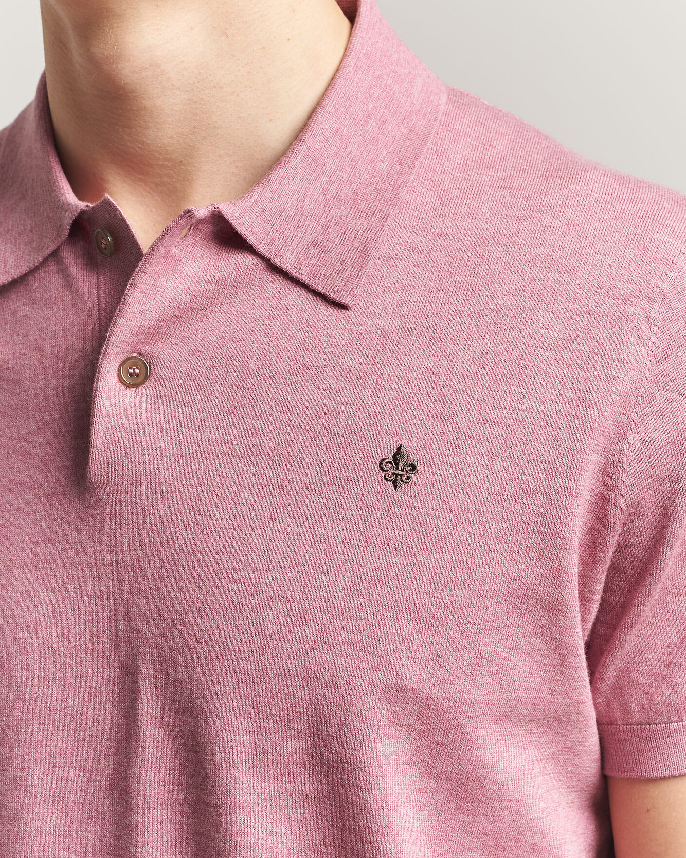 Homme | Polos | Morris | Riley Short Sleeve Polo Pink
