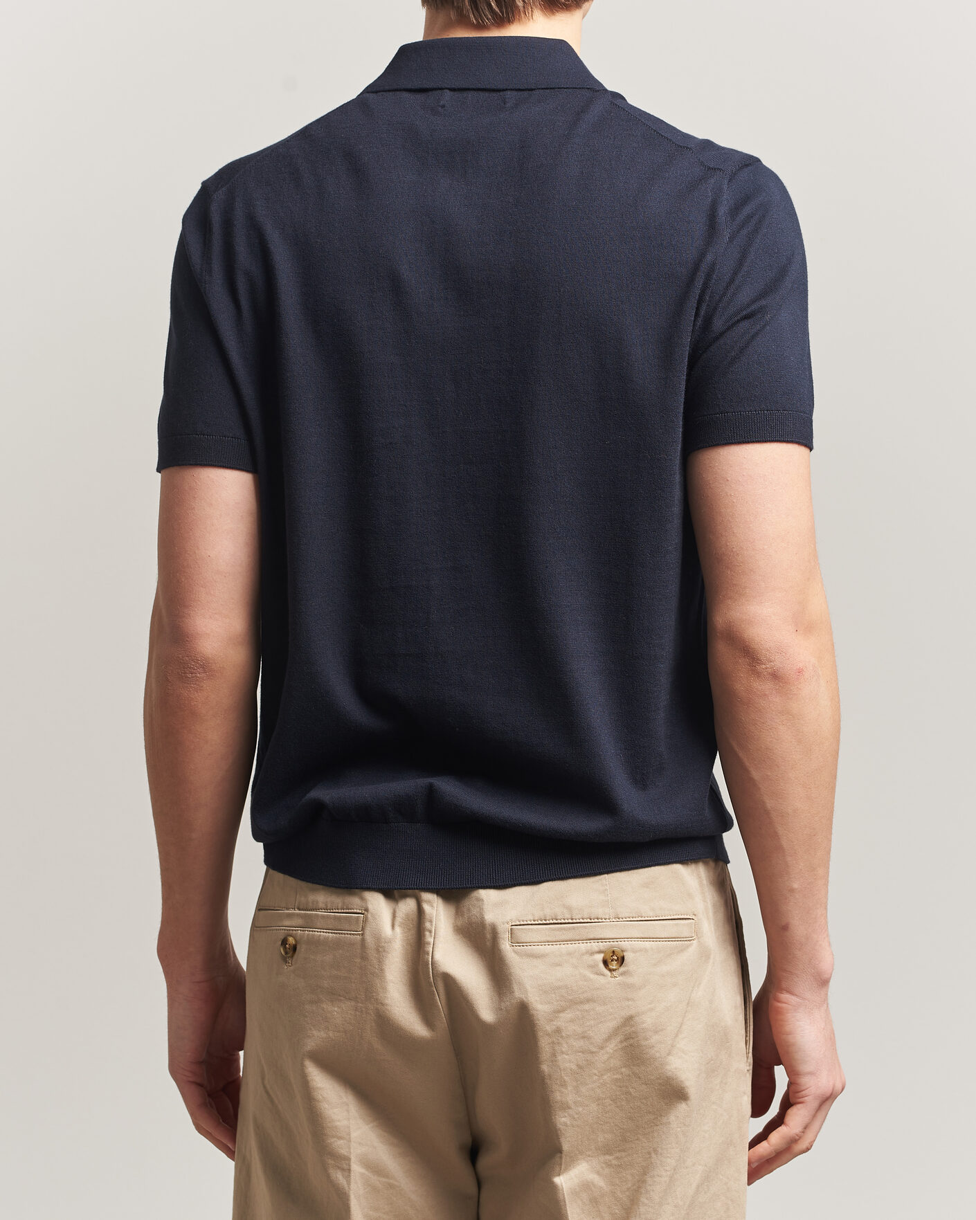 Homme | Polos | Morris | Riley Short Sleeve Polo Navy
