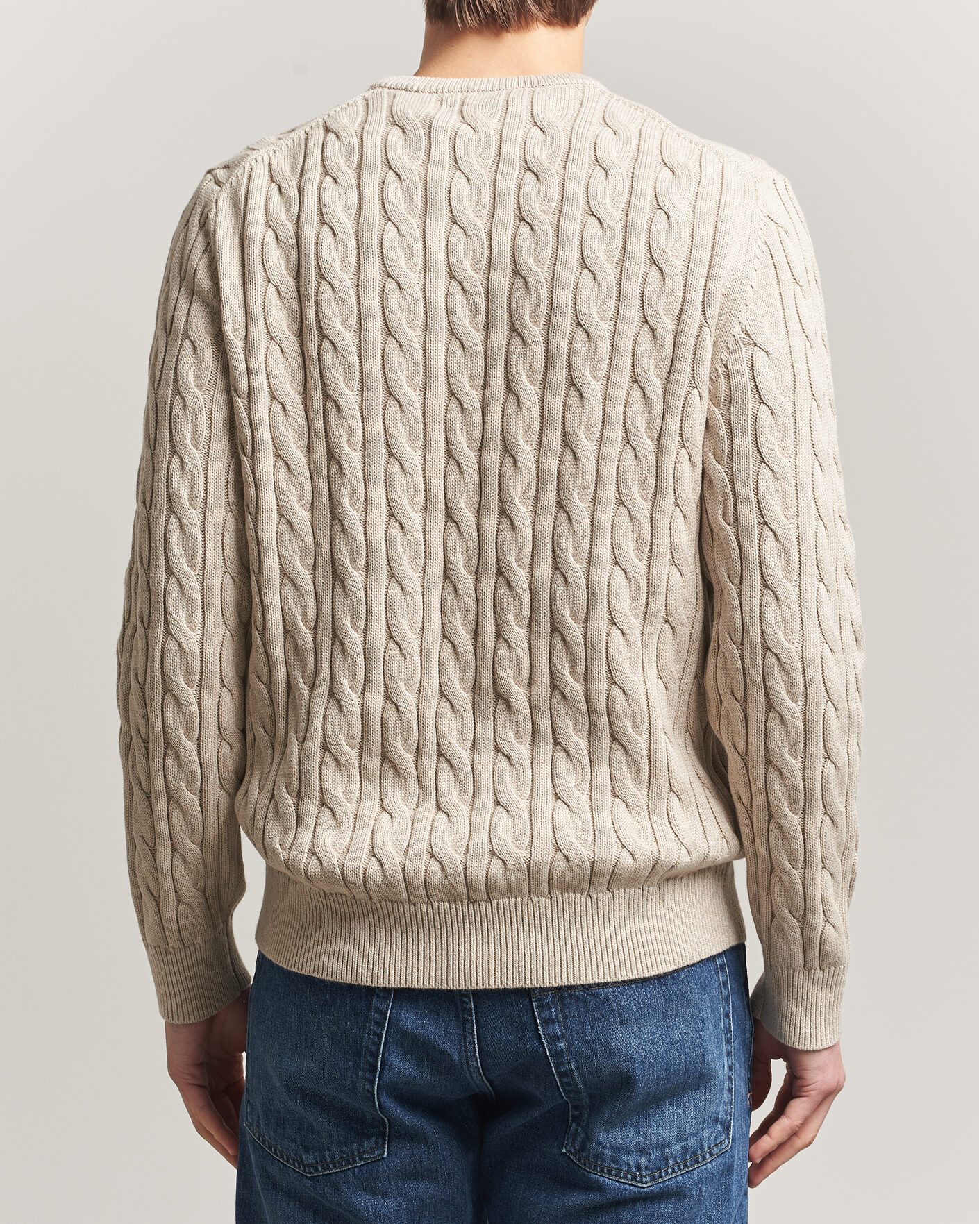 Homme | Pulls Et Tricots | Morris | Ethan Cable Oneck Khaki