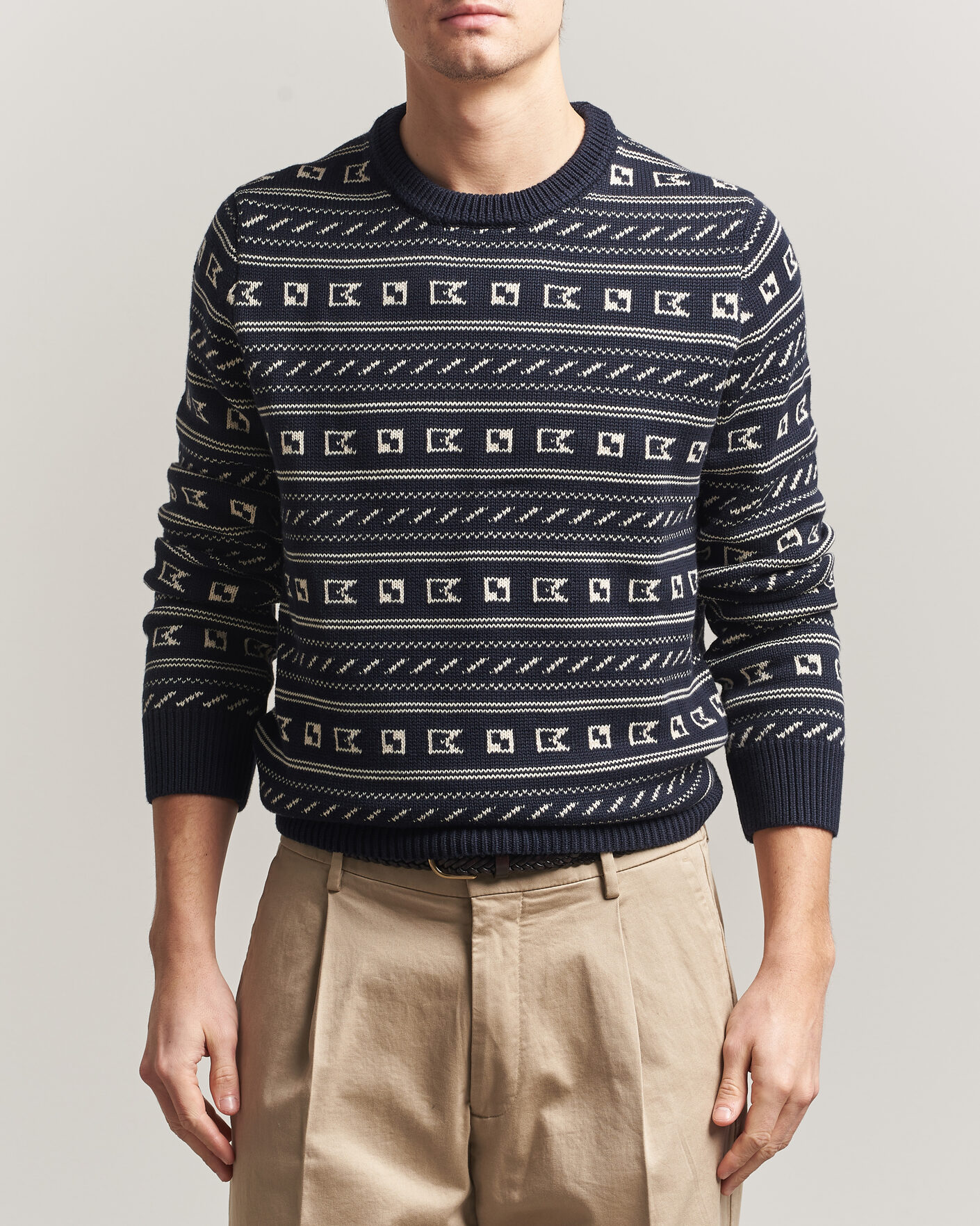 Homme | Pulls Et Tricots | Morris | Barrington Oneck Navy