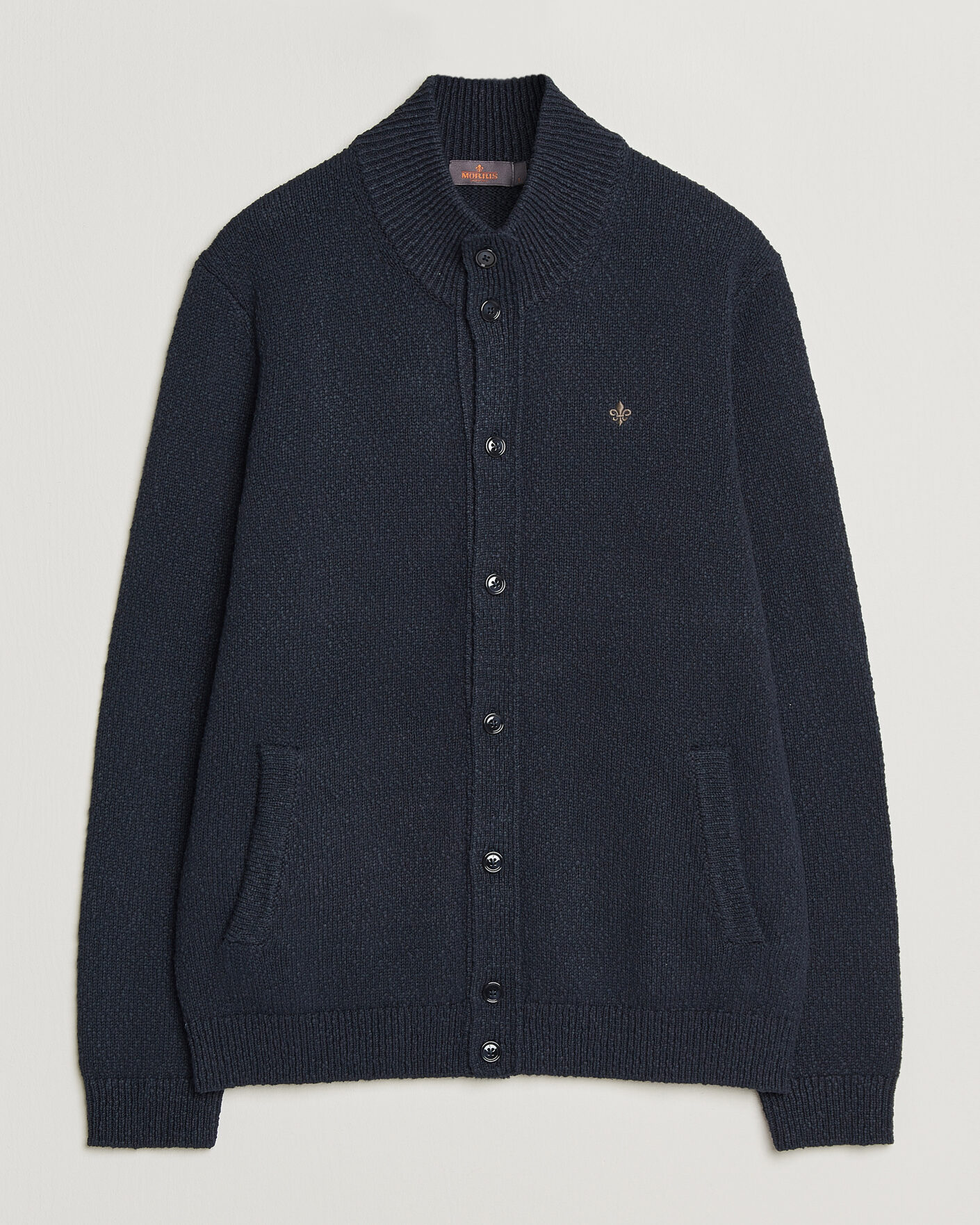 Homme | Pulls Et Tricots | Morris | Windham Button Cardigan Navy