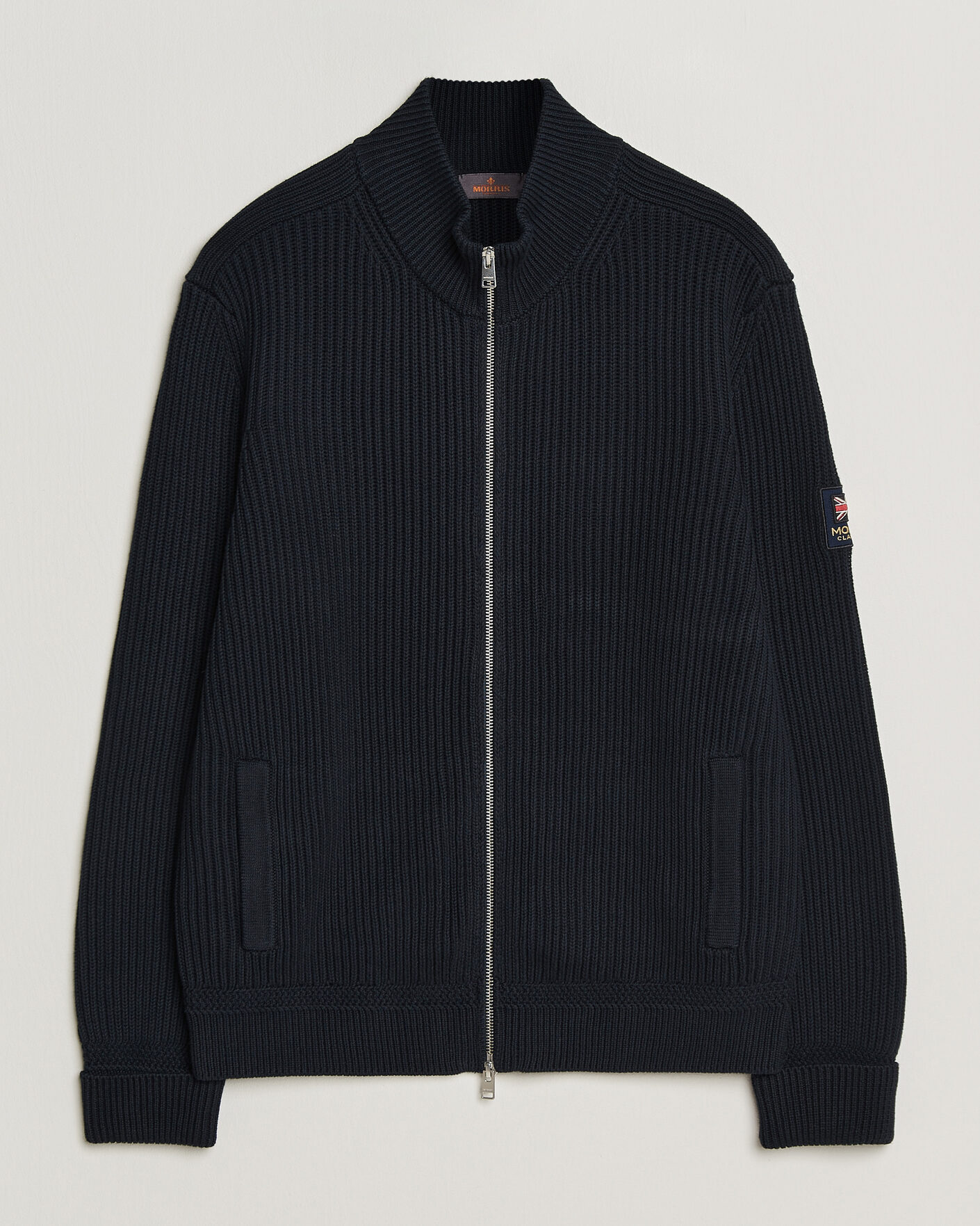 Homme | Pulls Et Tricots | Morris | Brenton Full-Zip Cardigan Navy