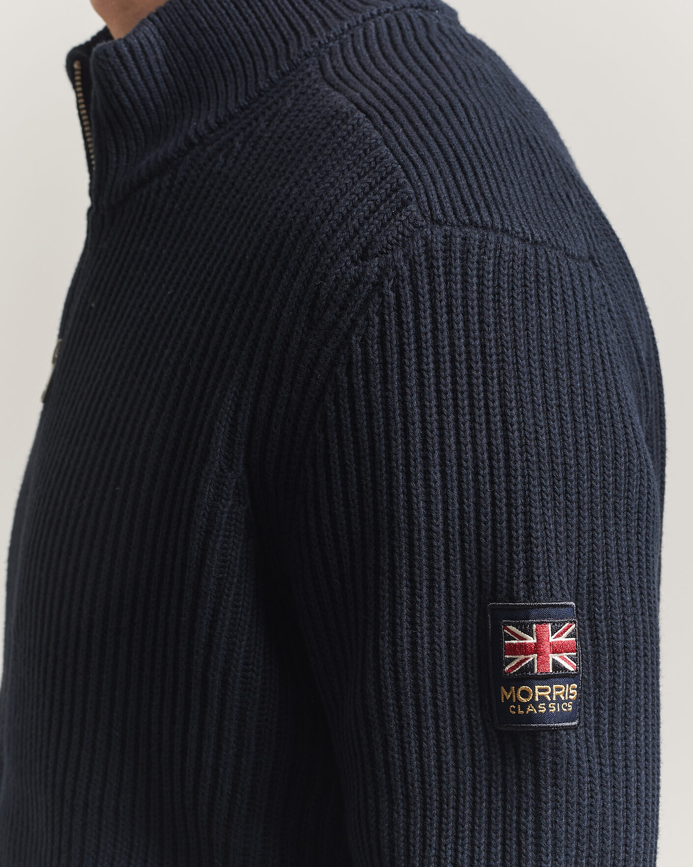 Homme | Pulls Et Tricots | Morris | Brenton Full-Zip Cardigan Navy