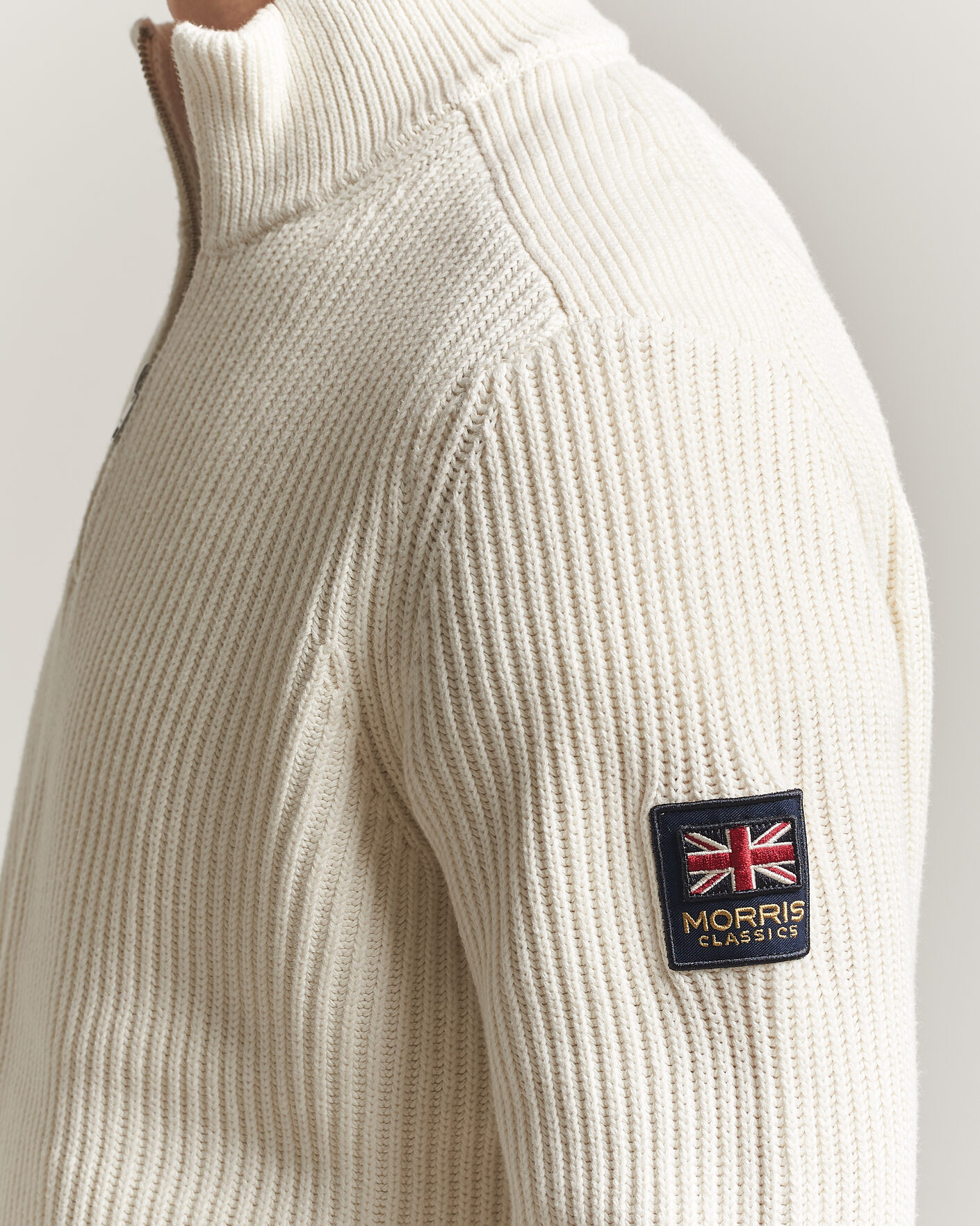 Homme | Pulls Et Tricots | Morris | Brenton Half-Zip Off White