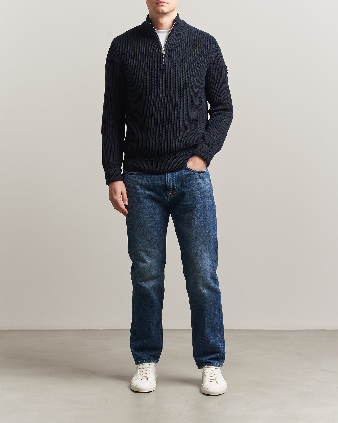 Homme | Pulls Et Tricots | Morris | Brenton Half-Zip Navy