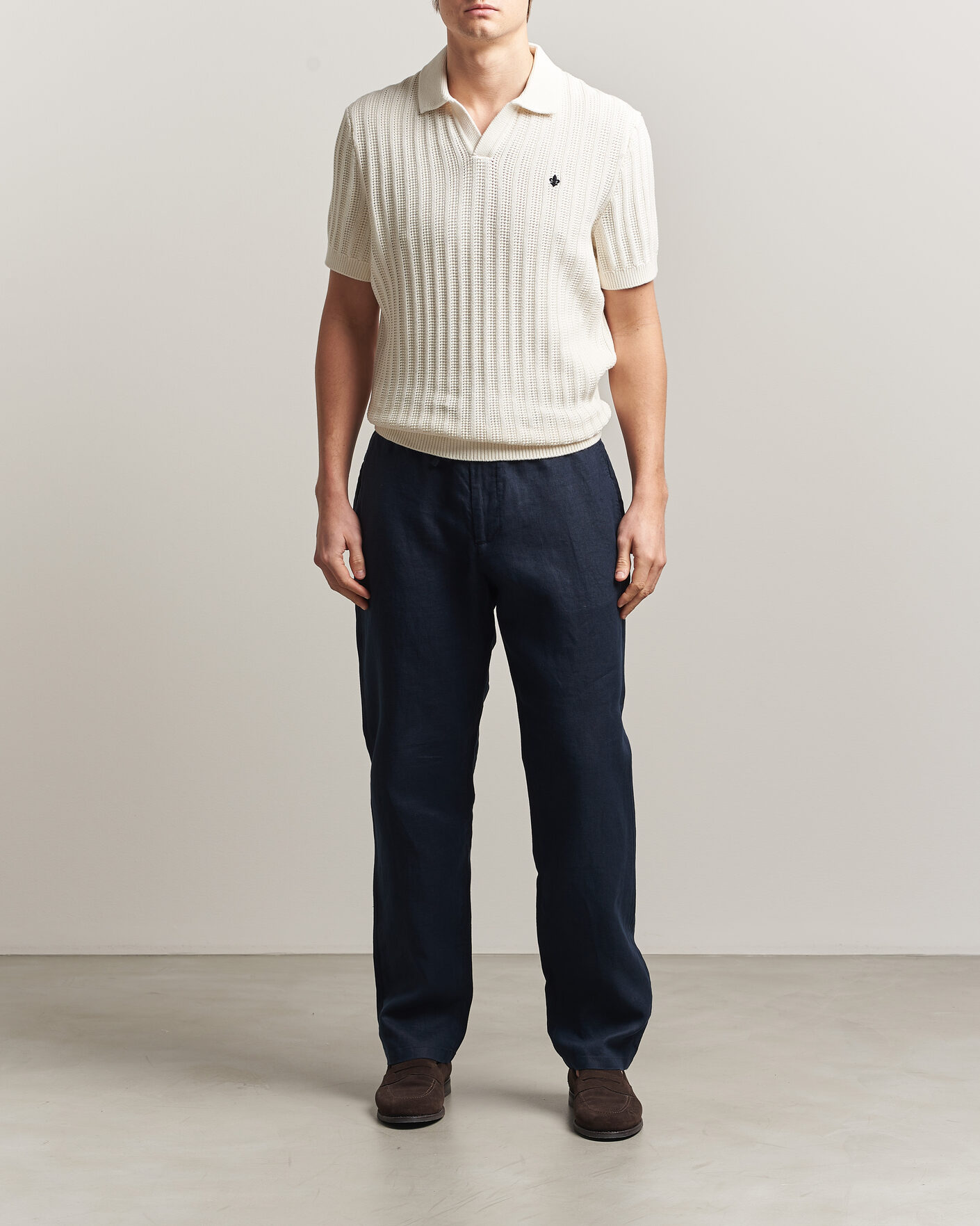 Homme | Polos | Morris | Baldwin Resort Polo Off White