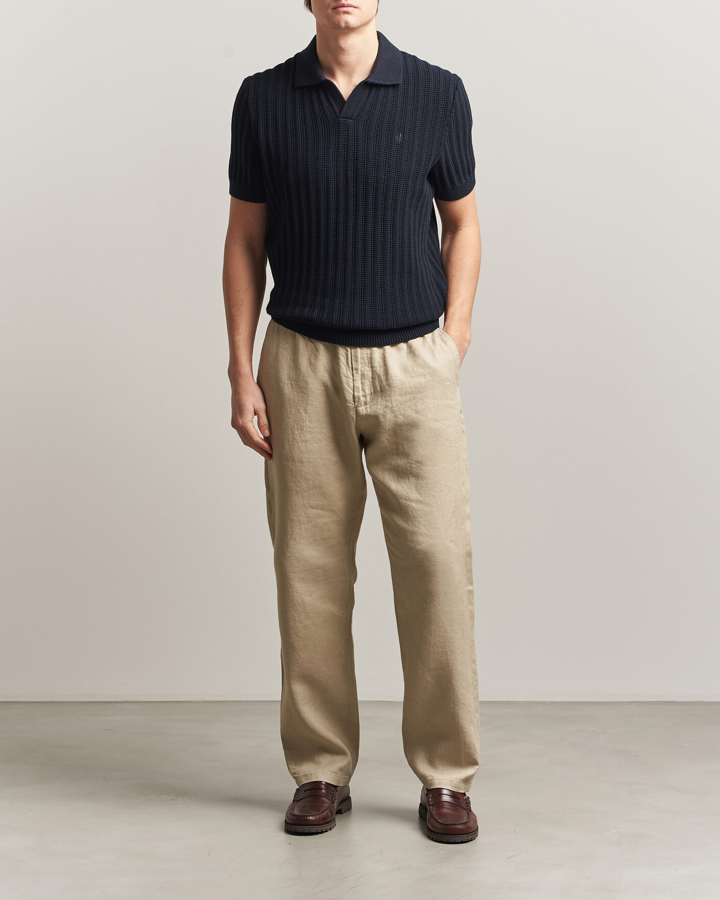 Homme | Polos | Morris | Baldwin Resort Polo Navy