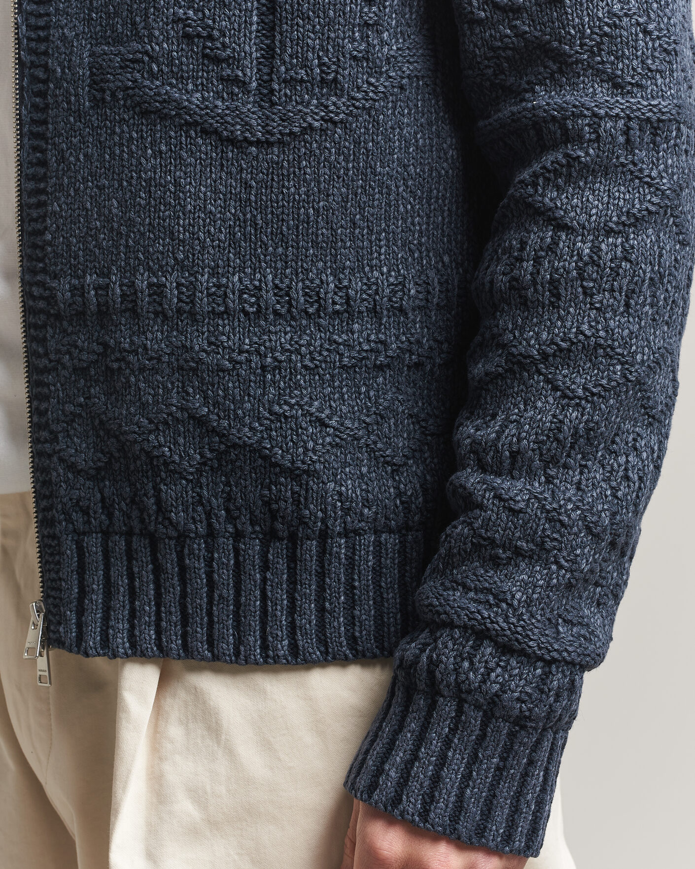 Homme | Pulls Et Tricots | Morris | Chatham Knitted Jacket Navy