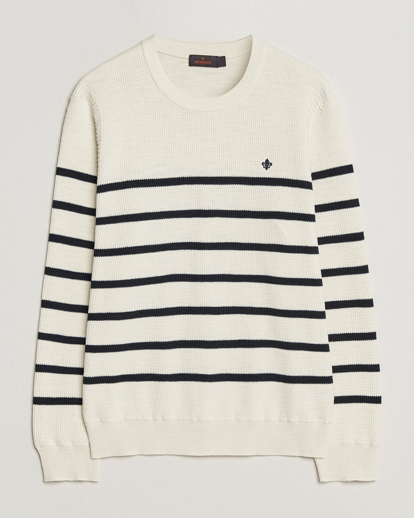 Homme | Pulls Et Tricots | Morris | Benedict Stripe Oneck Off White