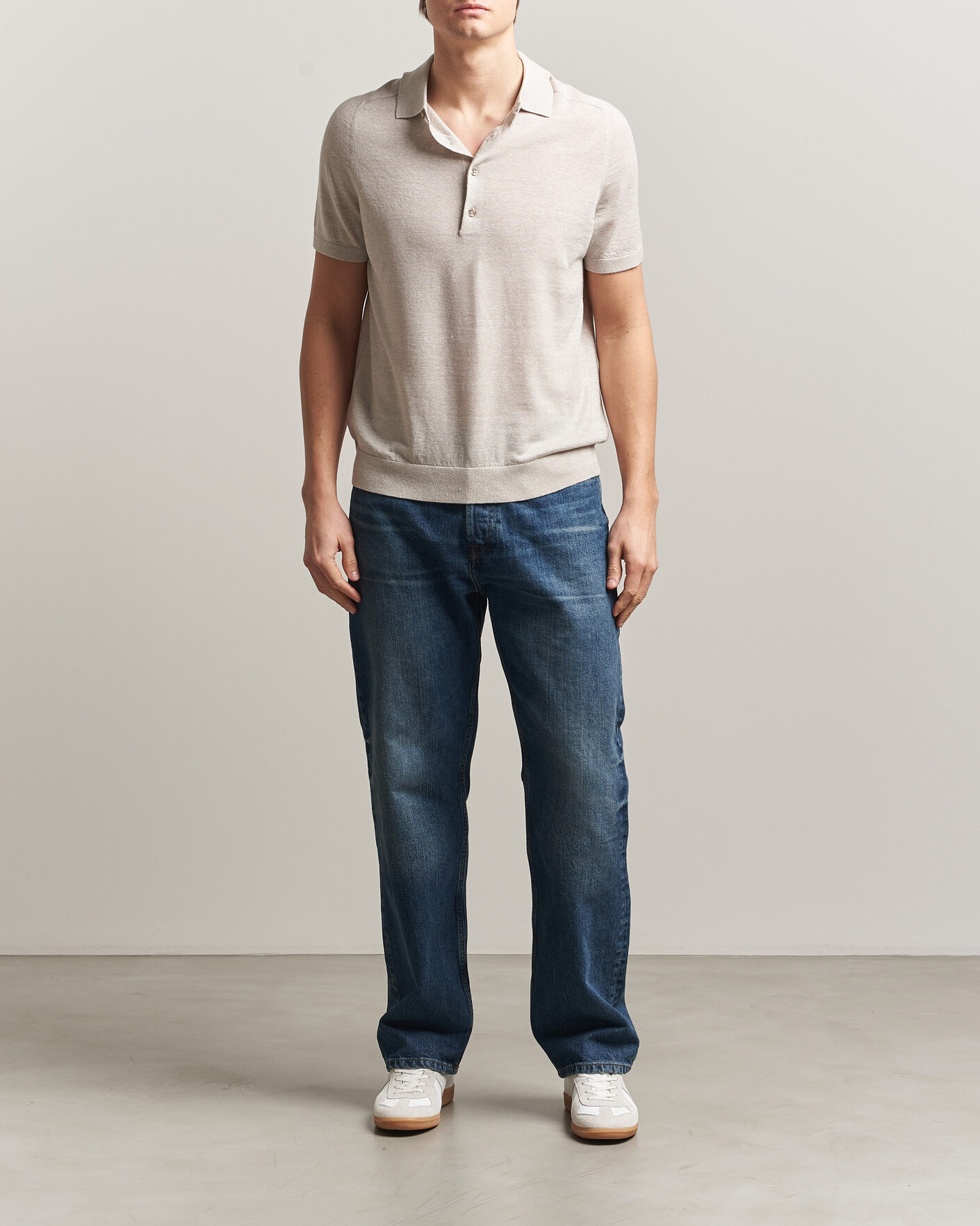 Homme | Polos | Morris | Colin Short Sleeve Polo Shirt Khaki