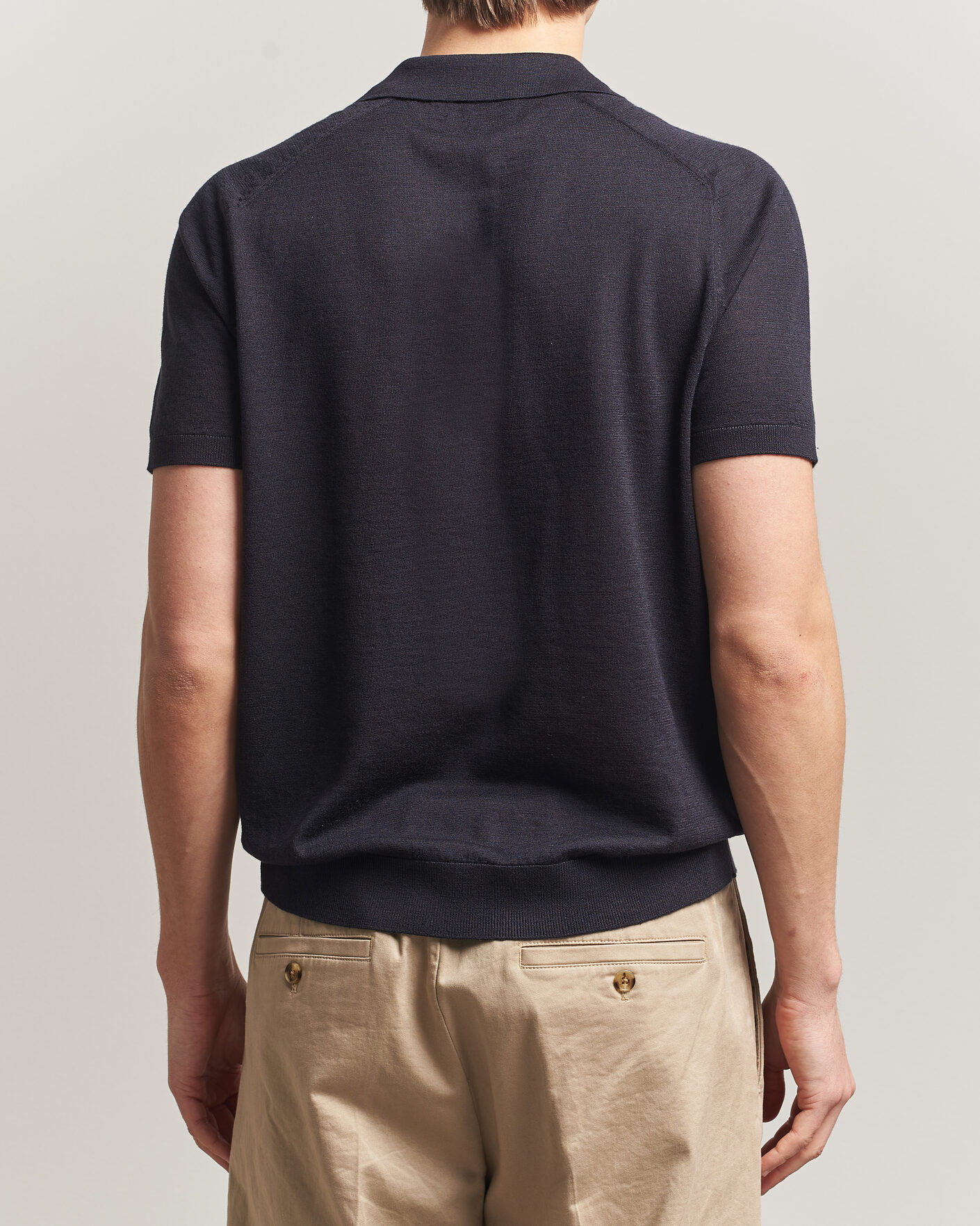 Homme | Polos | Morris | Colin Short Sleeve Polo Shirt Navy