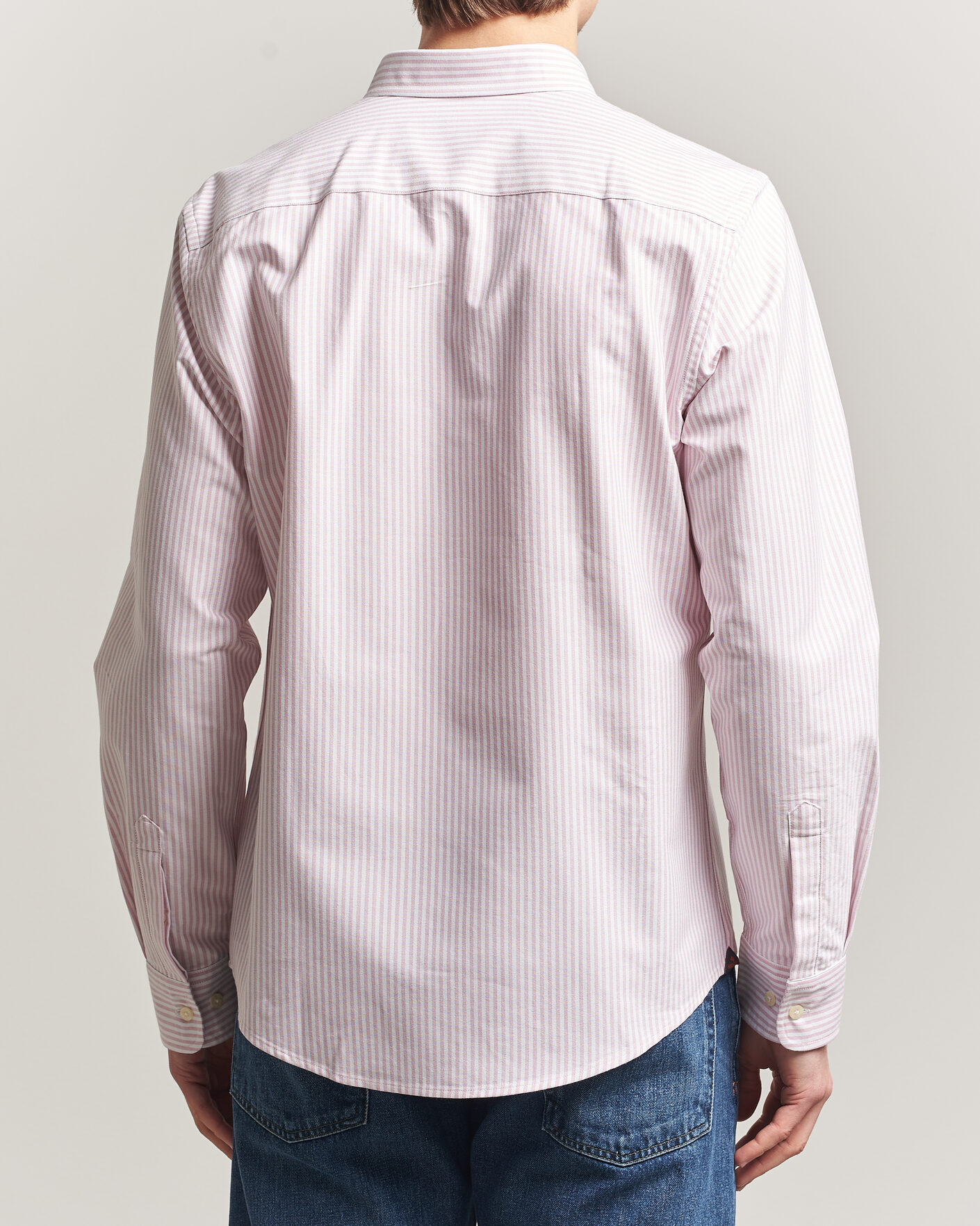 Homme | Chemises | Morris | Douglas Striped Oxford Shirt Pink