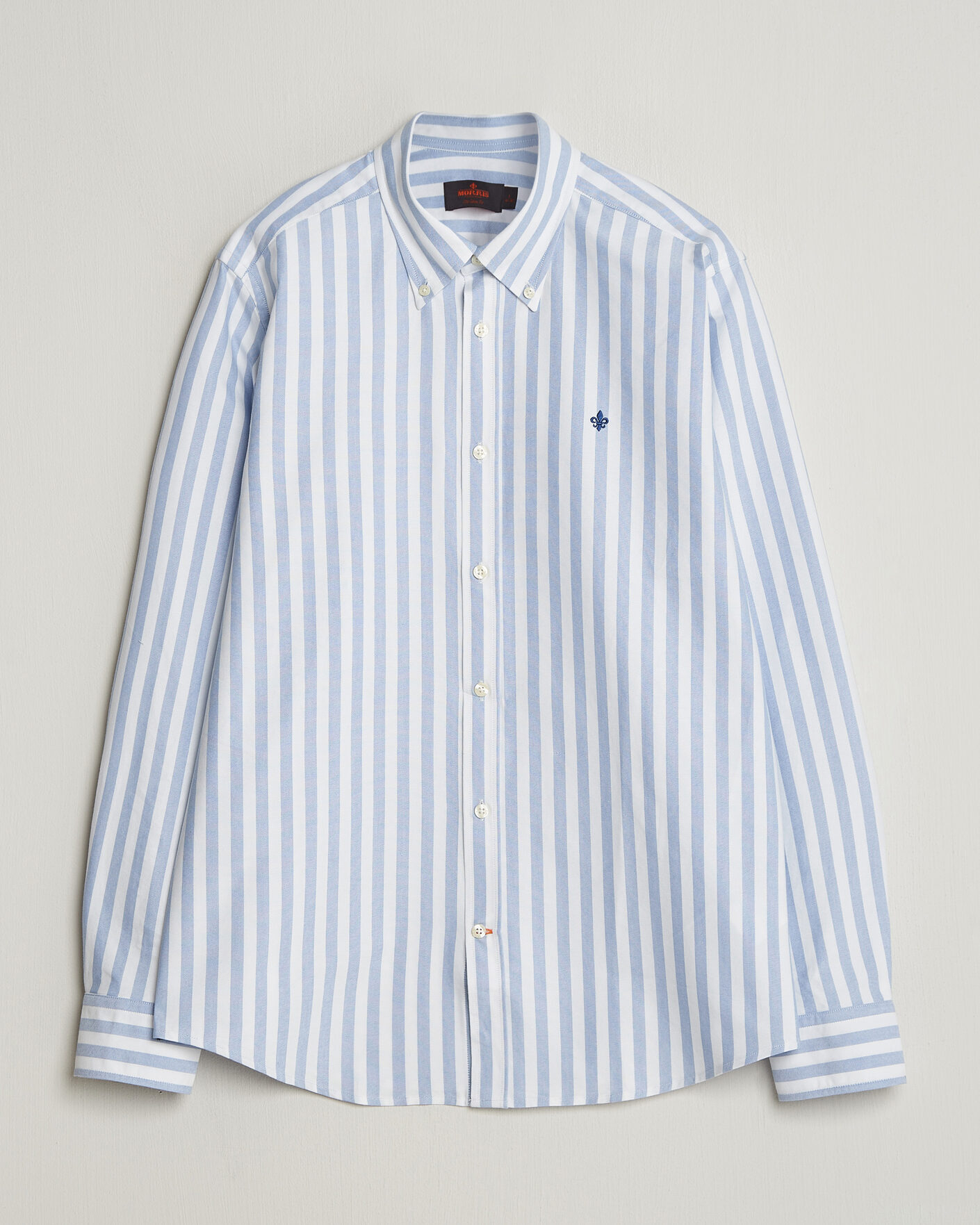 Homme | Chemises | Morris | Douglas Striped Oxford Shirt Light Blue