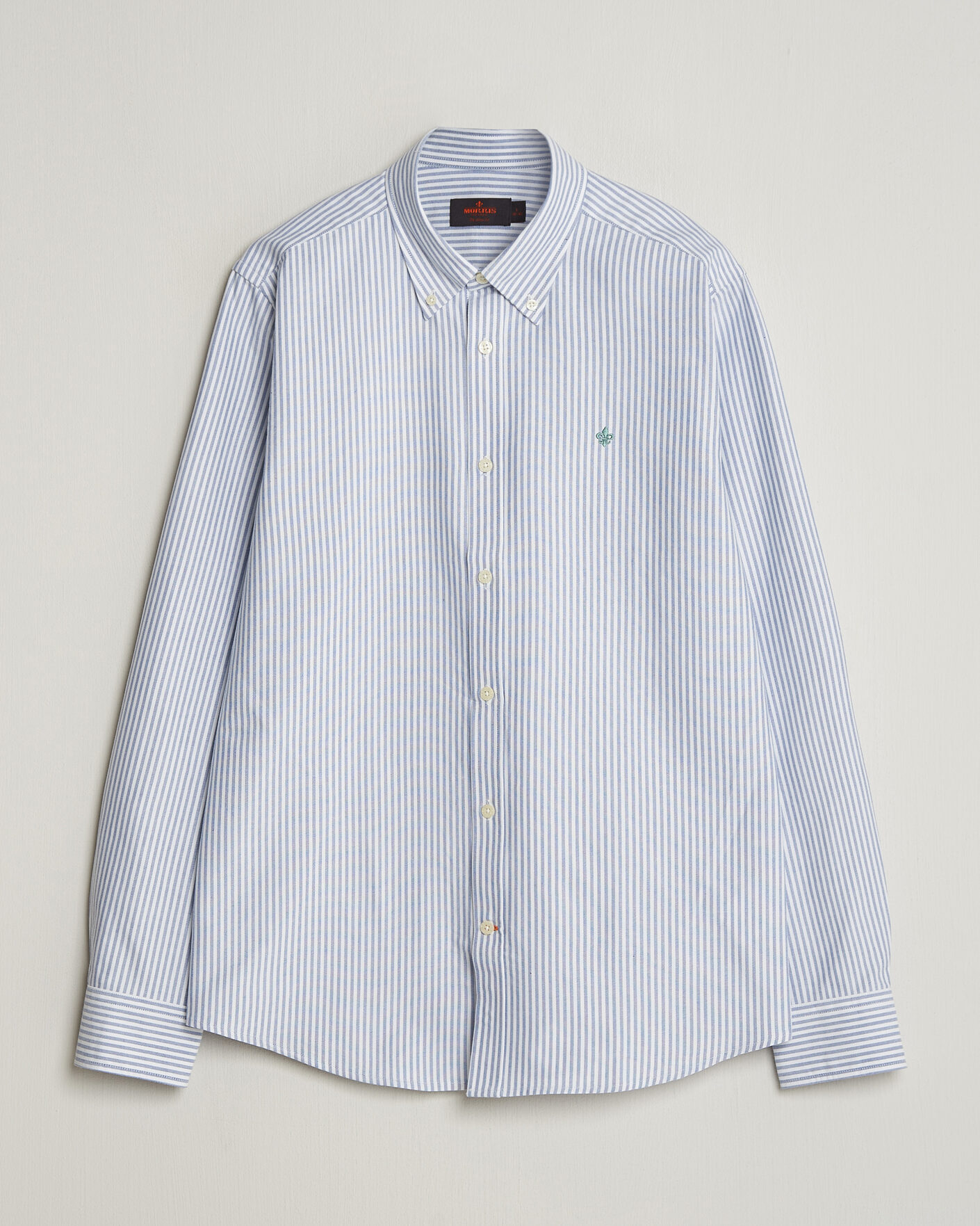 Homme | Chemises | Morris | Douglas Striped Oxford Shirt Dark Blue