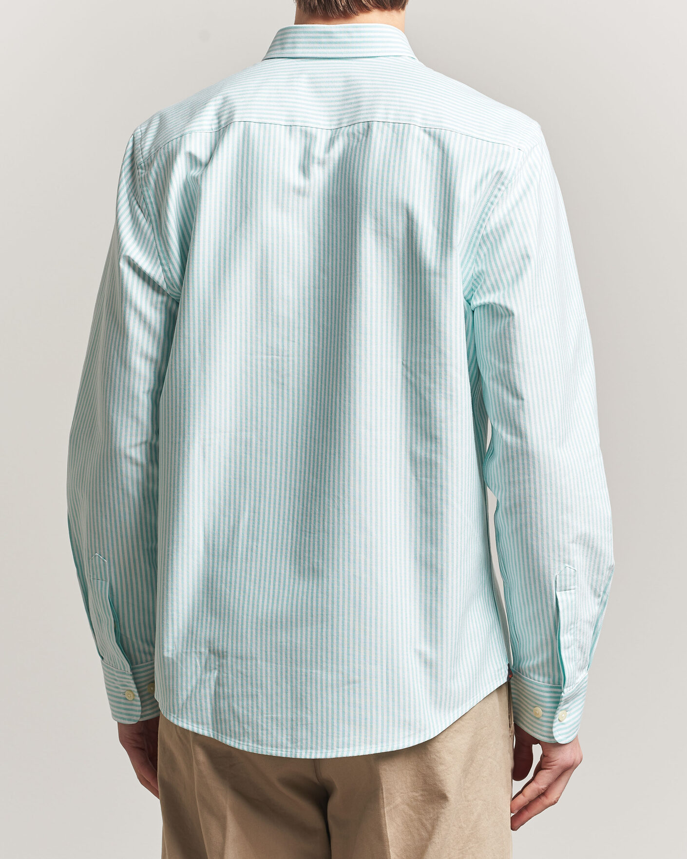 Homme | Chemises | Morris | Douglas Striped Oxford Shirt Green