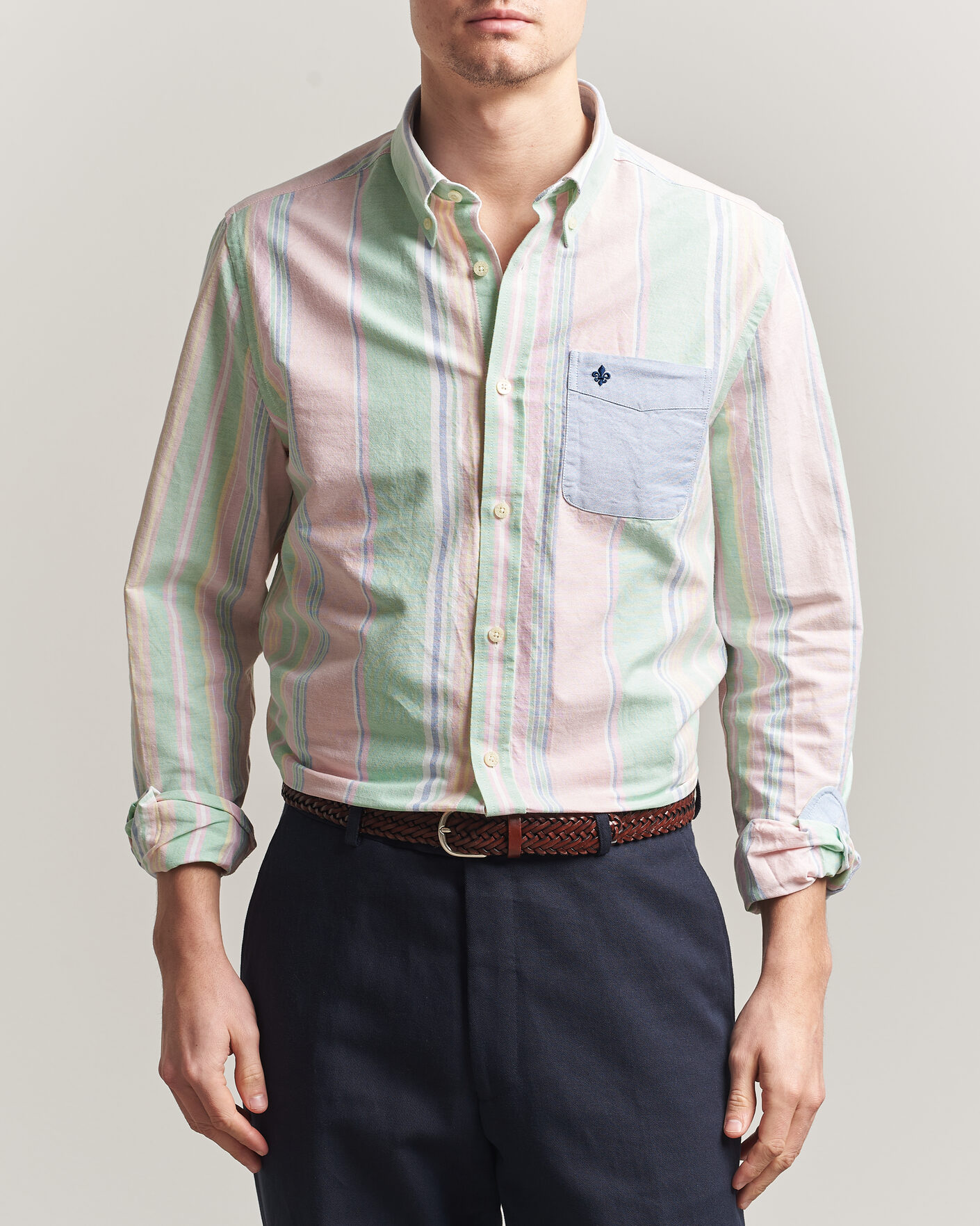 Homme | Chemises | Morris | Happy Oxford Shirt Multi