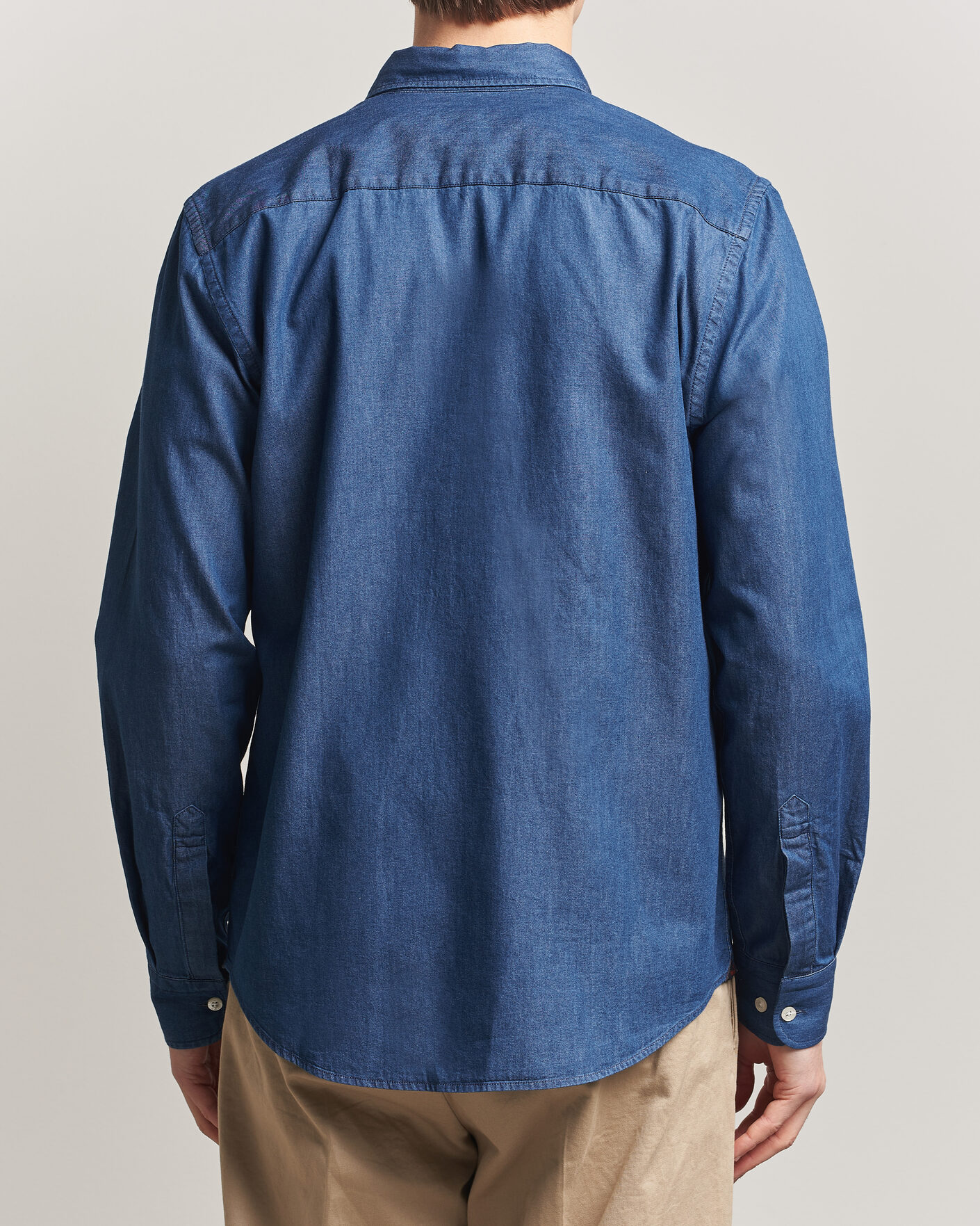 Homme | Chemises | Morris | Light Denim Shirt Blue
