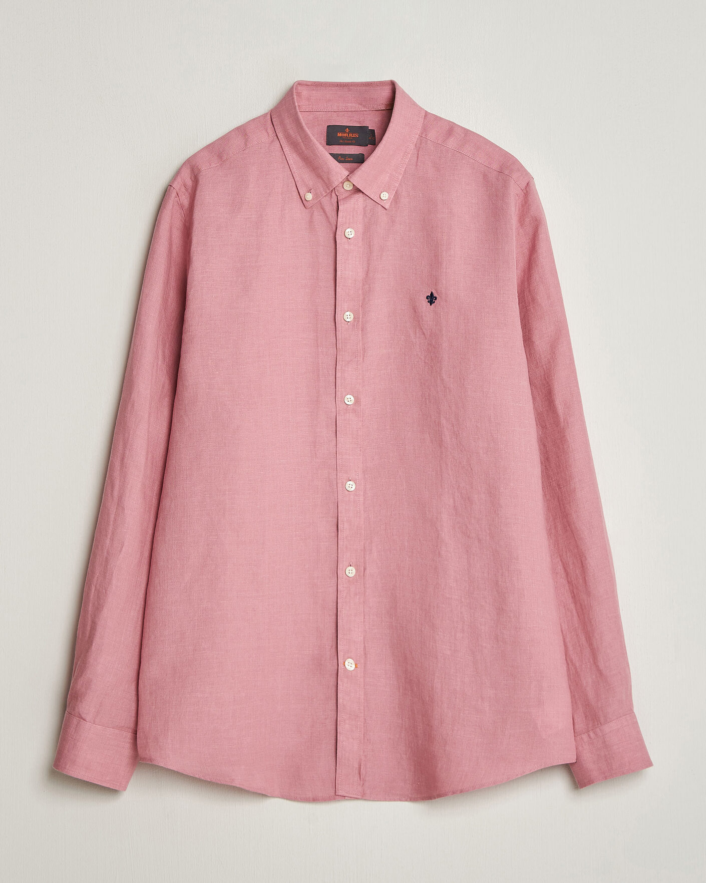 Homme | Chemises | Morris | Douglas Button Down Linen Shirt Pink