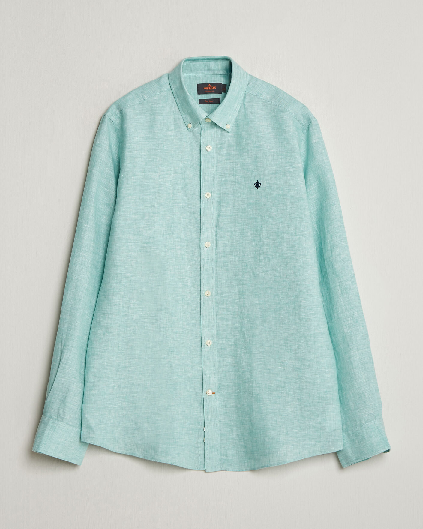 Homme | Chemises | Morris | Douglas Button Down Linen Shirt Green