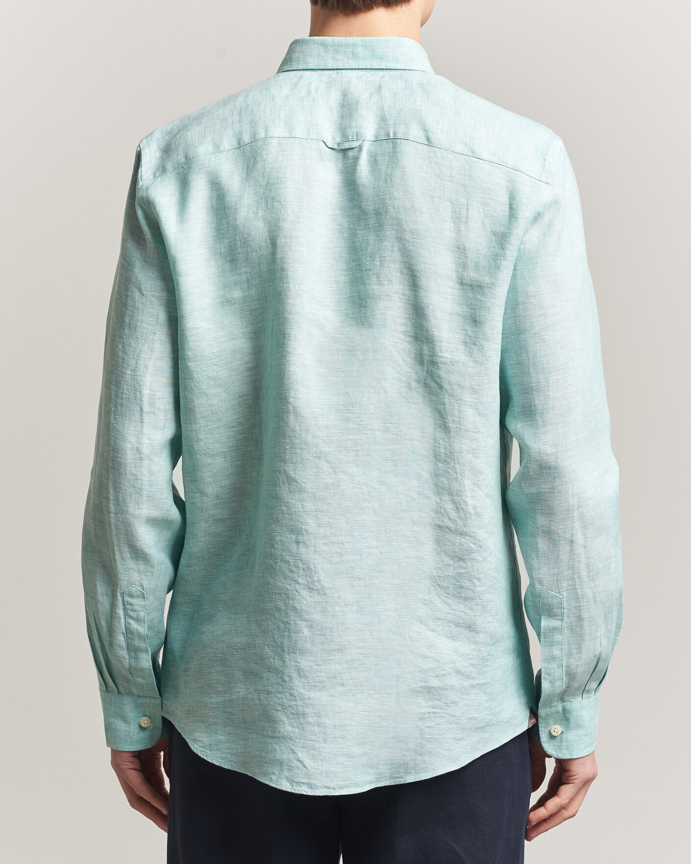 Homme | Chemises | Morris | Douglas Button Down Linen Shirt Green