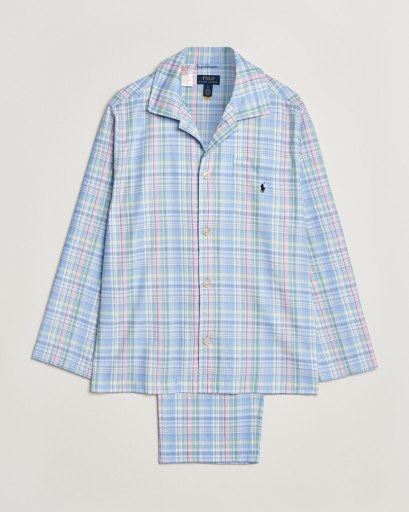 Homme | Peignoirs Et Pyjamas | Polo Ralph Lauren | Cotton Checked Pyjama Set Multi