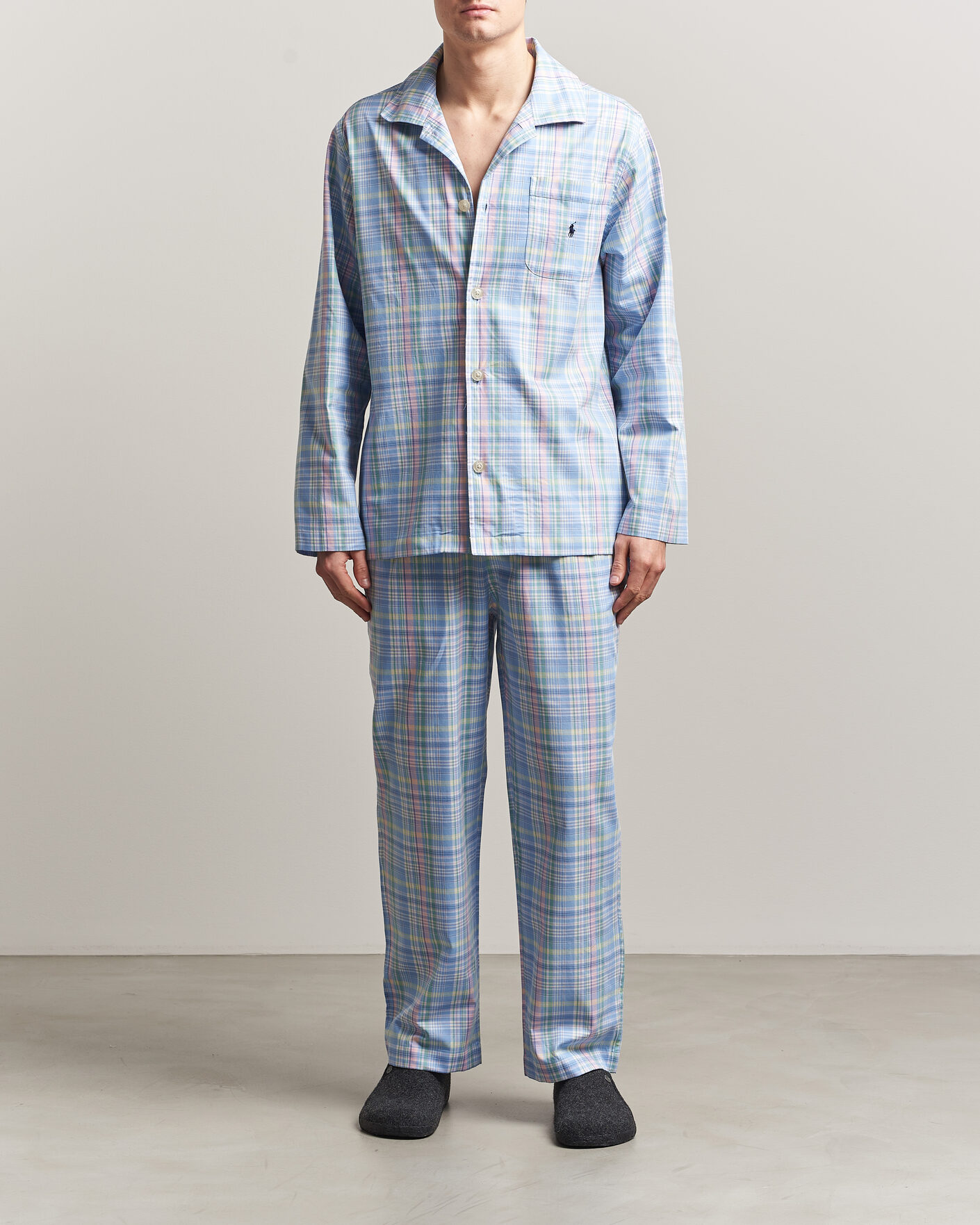 Homme | Peignoirs Et Pyjamas | Polo Ralph Lauren | Cotton Checked Pyjama Set Multi