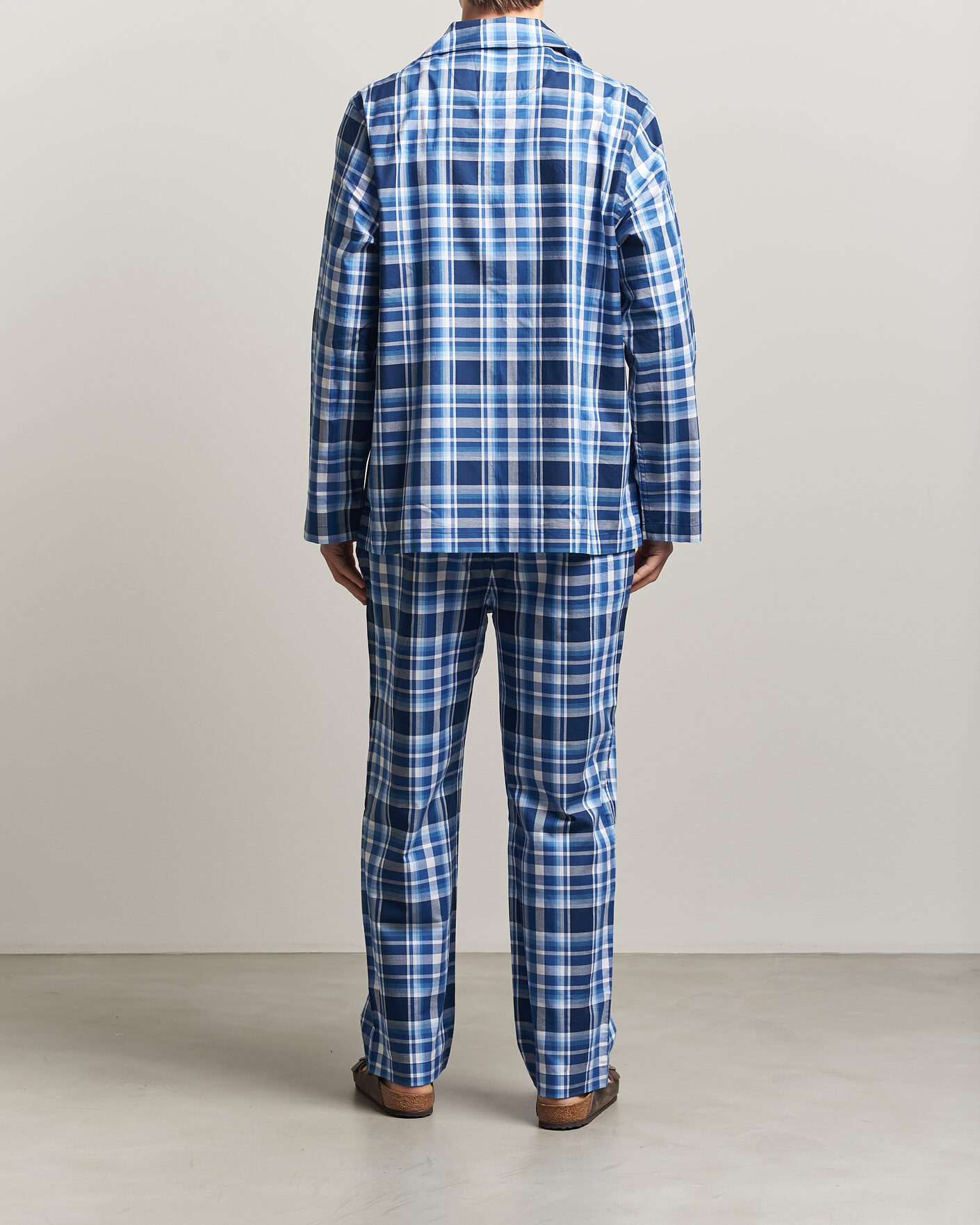 Homme | Peignoirs Et Pyjamas | Polo Ralph Lauren | Cotton Checked Pyjama Set Blue Multi