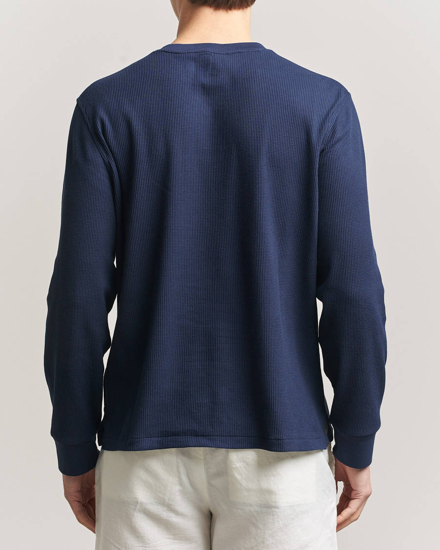 Homme | Peignoirs Et Pyjamas | Polo Ralph Lauren | Waffle Henley Loungewear Cruise Navy