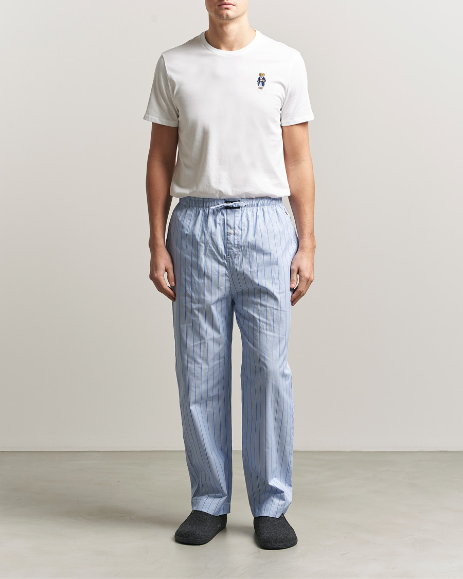 Homme | Peignoirs Et Pyjamas | Polo Ralph Lauren | Cotton Pyjama Set Andrew Stripe/White