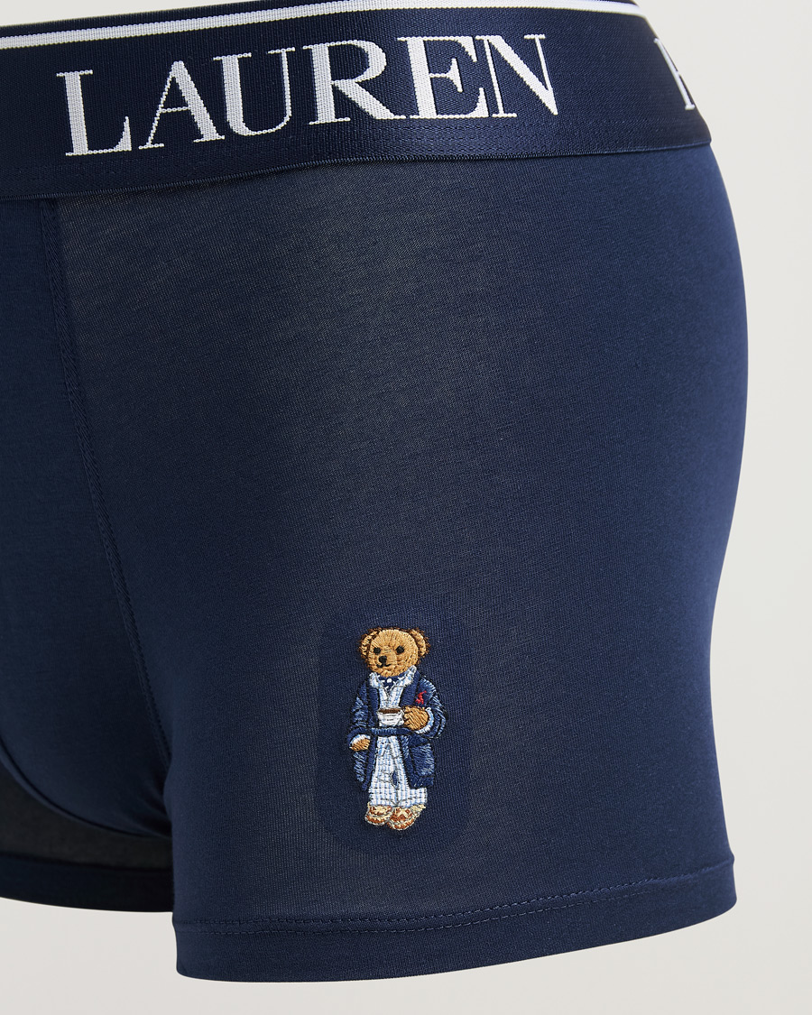 Homme | Sous-Vêtements Et Chaussettes | Polo Ralph Lauren | 2-Pack Cotton Trunk Navy/Taylor Heather