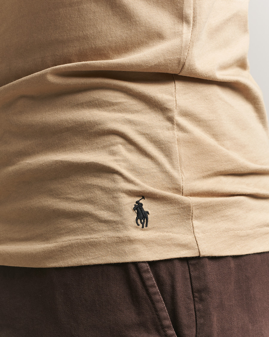 Homme | T-shirts | Polo Ralph Lauren | 3-Pack Crew Neck T-Shirt Island/Khaki/Navy