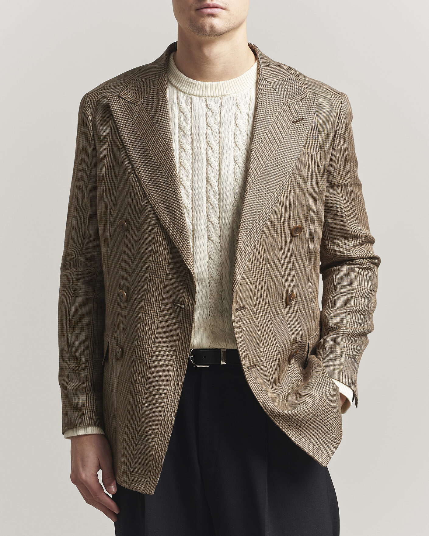 Homme | Blazers | Polo Ralph Lauren | Mini Glenplaid DB Blazer Sage Multi