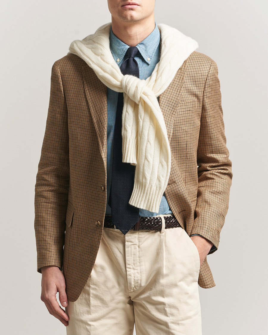 Homme | Blazers | Polo Ralph Lauren | Mini Guncheck Blazer Camel Multi
