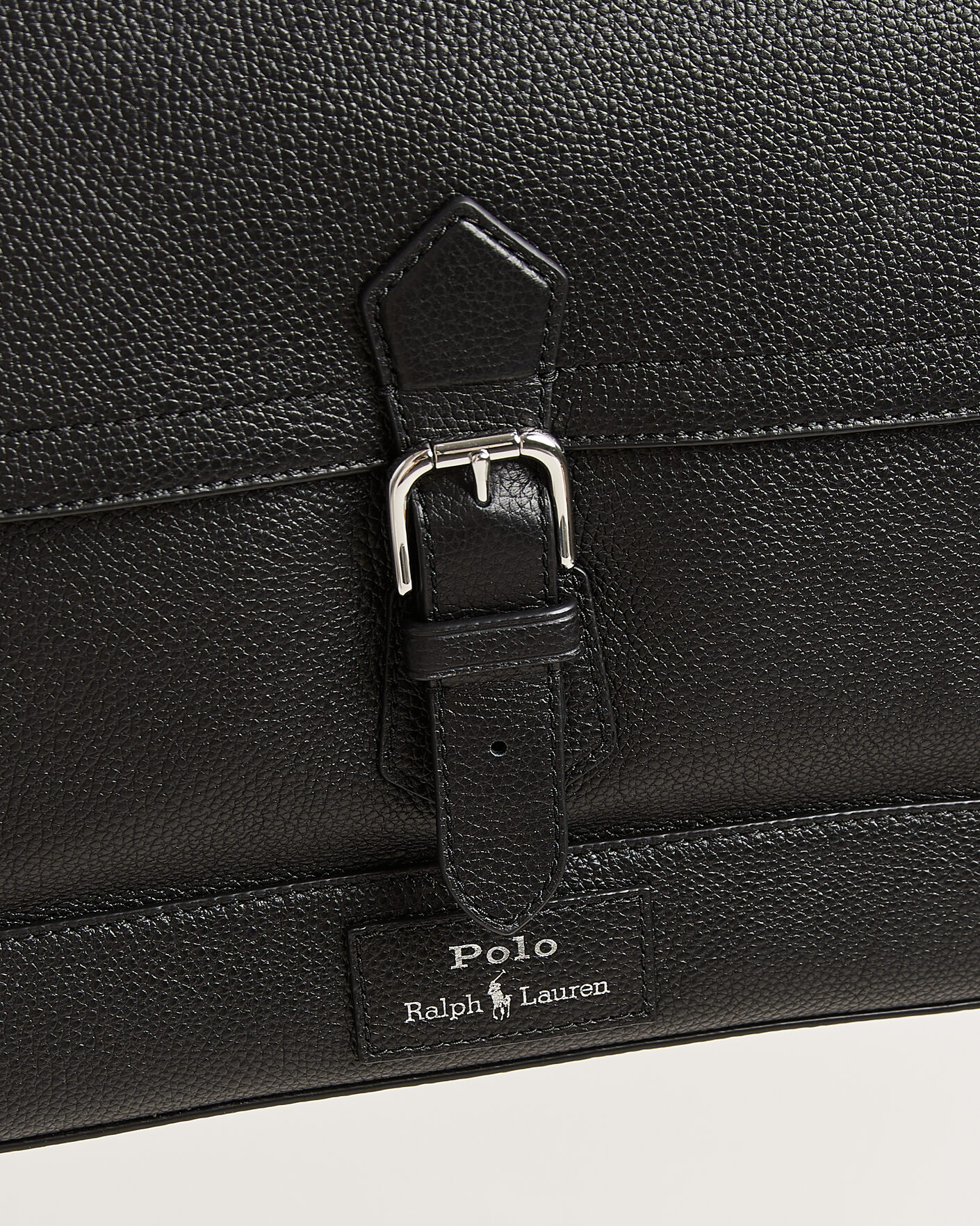Homme | Sacs | Polo Ralph Lauren | Pebble Leather Messenger Bag Black