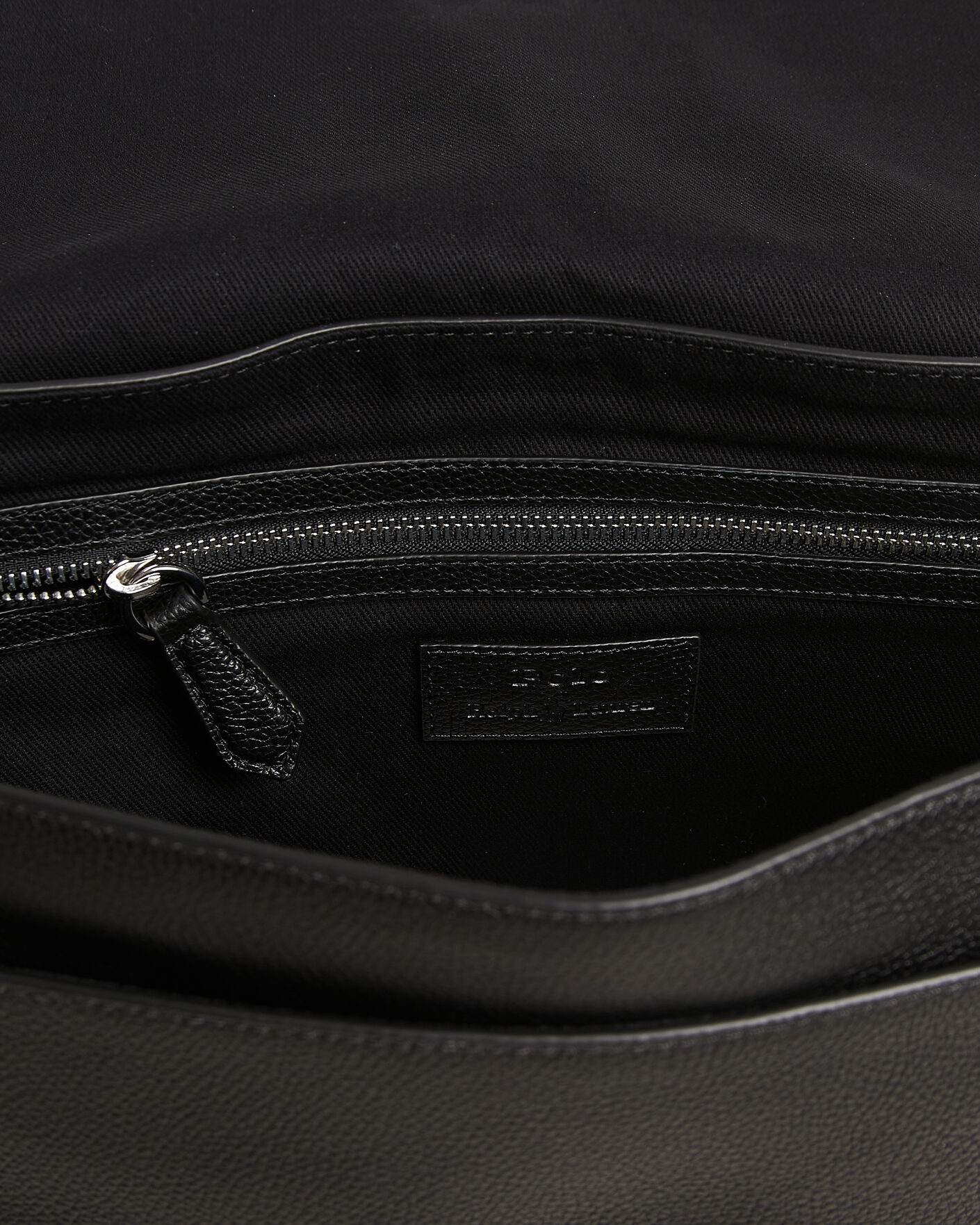 Homme | Sacs | Polo Ralph Lauren | Pebble Leather Messenger Bag Black