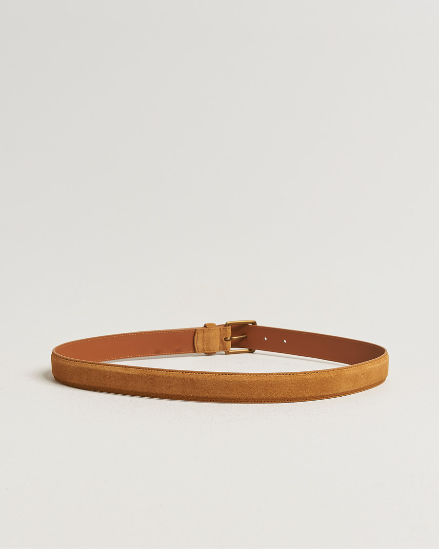 Homme | Ceintures | Polo Ralph Lauren | Suede Belt Tan