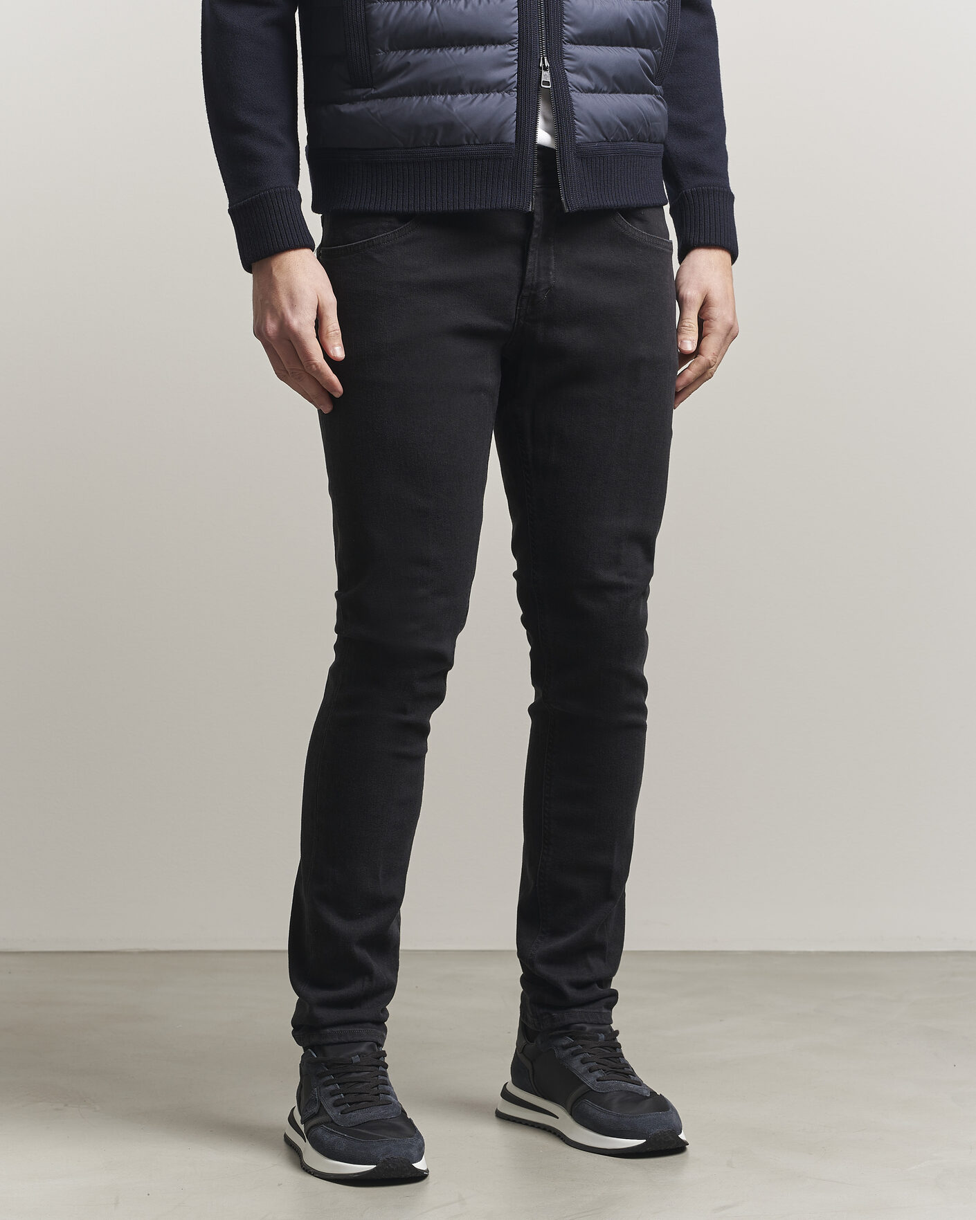 Homme | Jeans | Dondup | George Jeans Washed Black