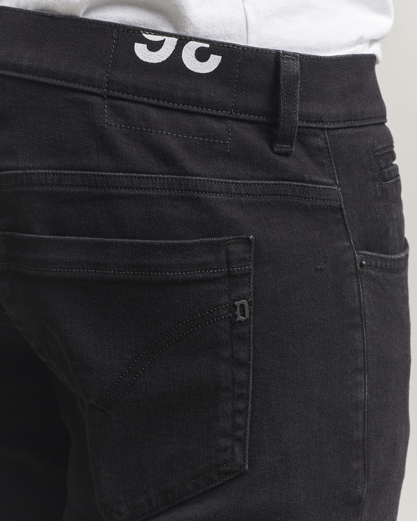 Homme | Jeans | Dondup | George Jeans Washed Black