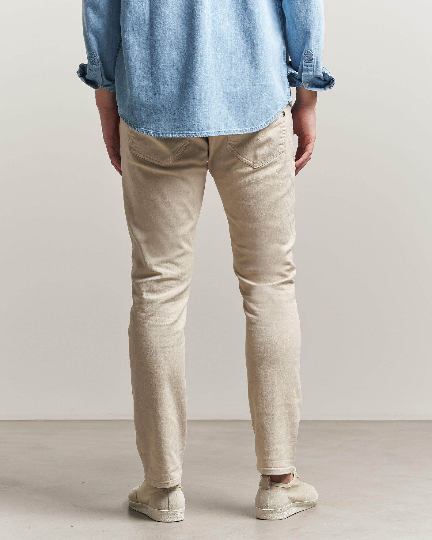 Homme | Pantalons | Dondup | George Bullstretch 5-Pocket Pants Beige