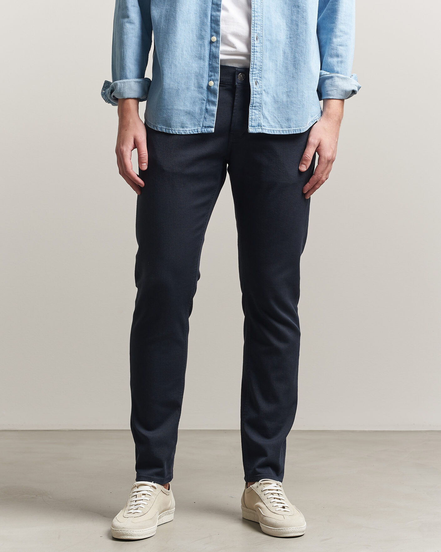 Homme | Pantalons | Dondup | George Bullstretch 5-Pocket Pants Navy