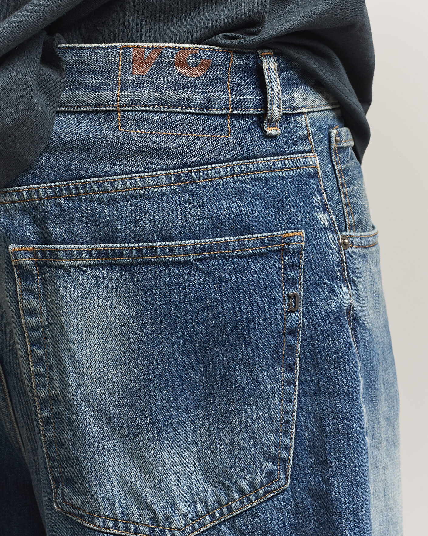 Homme | Chemises | Dondup | Anthony Loose Fit Jeans Medium Blue