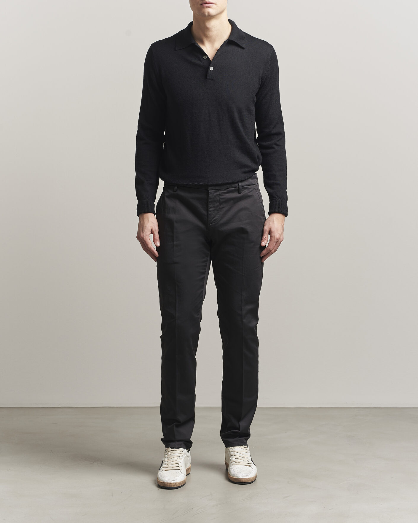 Homme | Pantalons | Dondup | Spiritisimo Cotton Chinos Black
