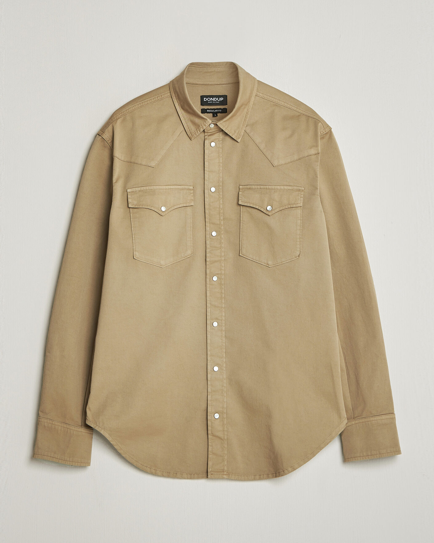 Homme | Chemises | Dondup | Regular Fit Shirt Beige