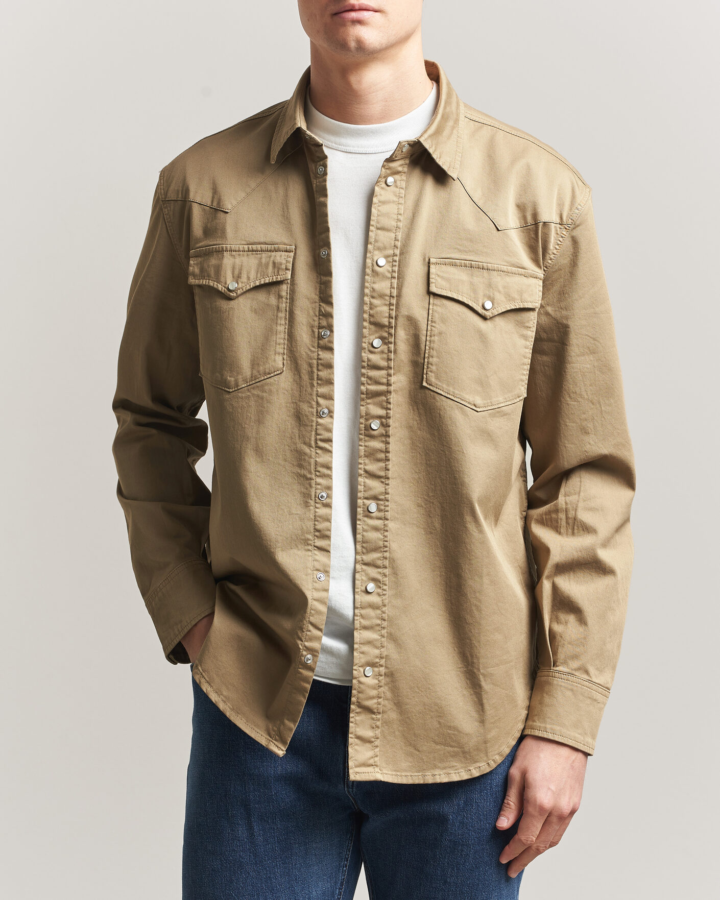 Homme | Chemises | Dondup | Regular Fit Shirt Beige