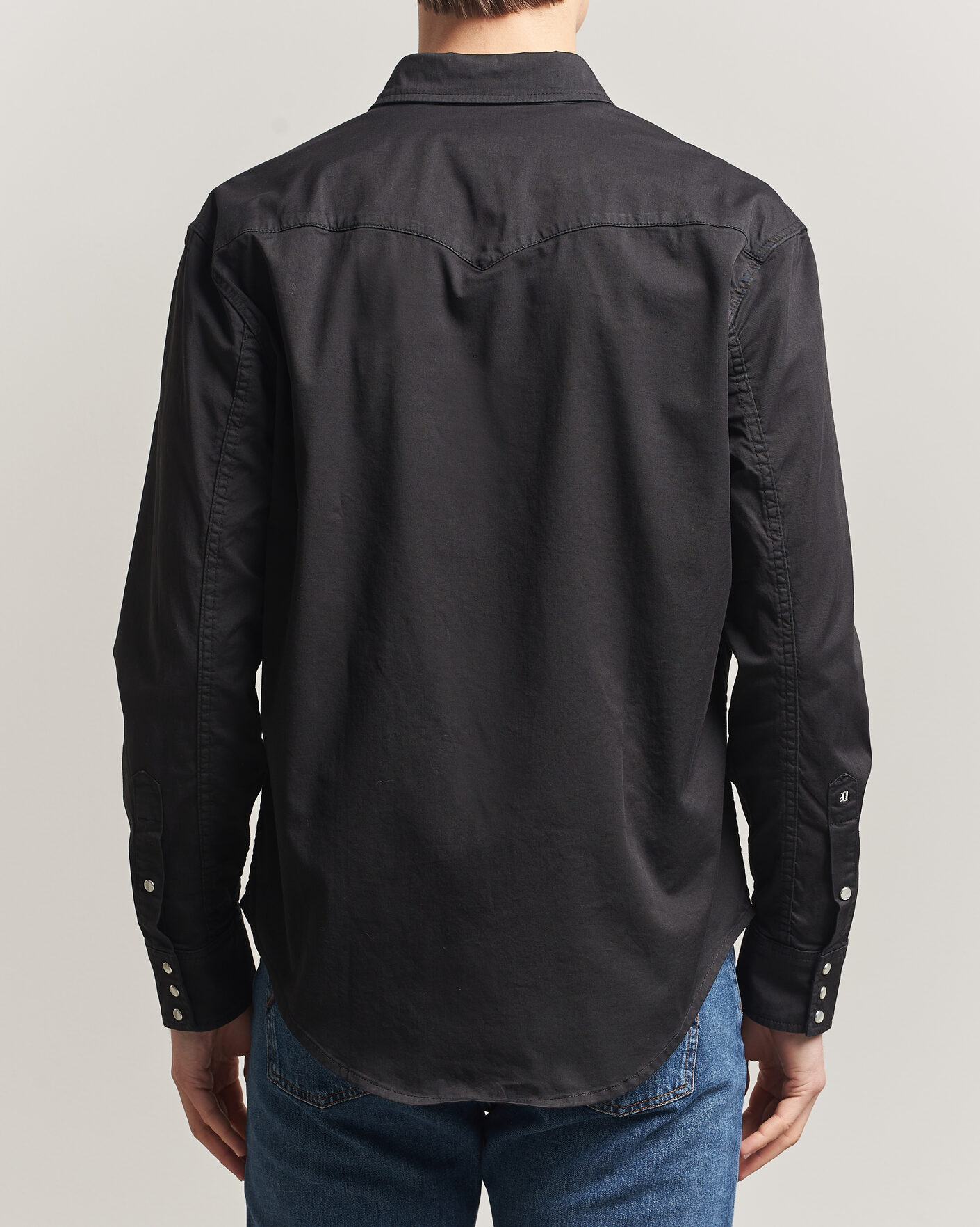 Homme | Chemises | Dondup | Regular Fit Shirt Washed Black