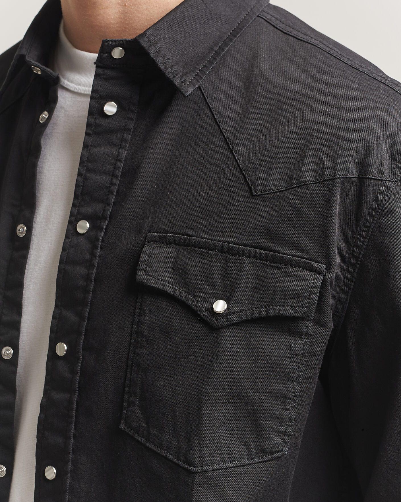 Homme | Chemises | Dondup | Regular Fit Shirt Washed Black