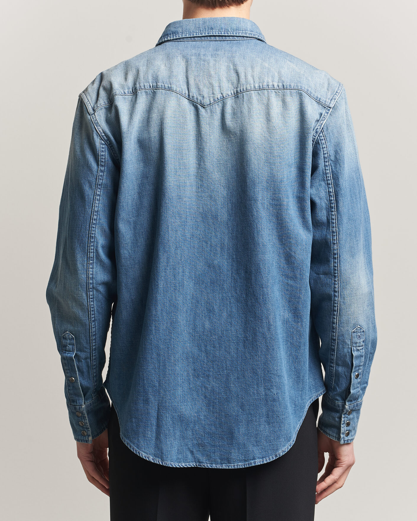 Homme | Chemises | Dondup | Regular Fit Denim Shirt Medium Blue