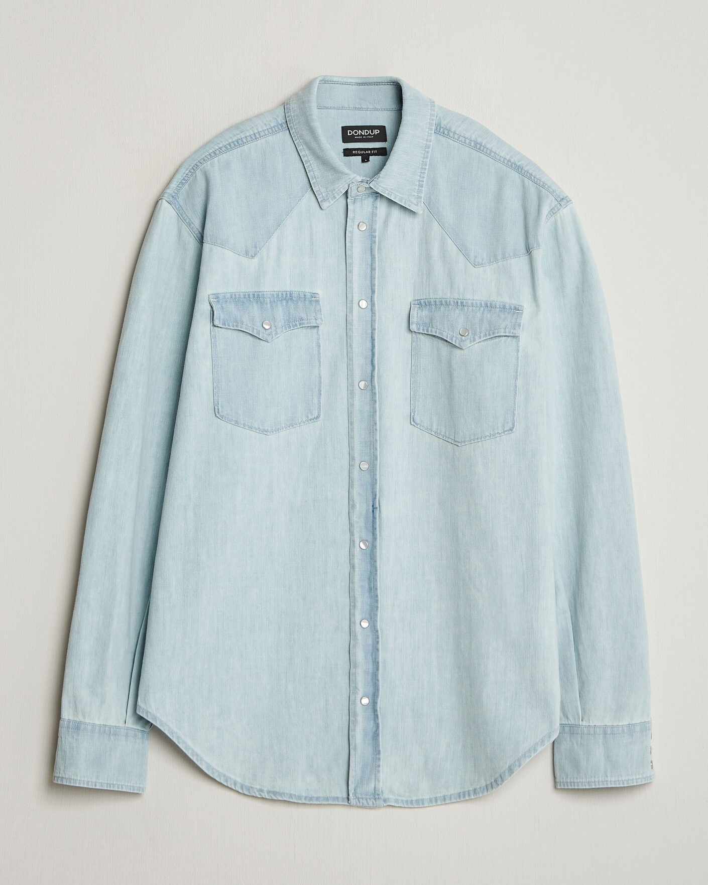 Homme | Chemises | Dondup | Regular Fit Denim Shirt Light Blue