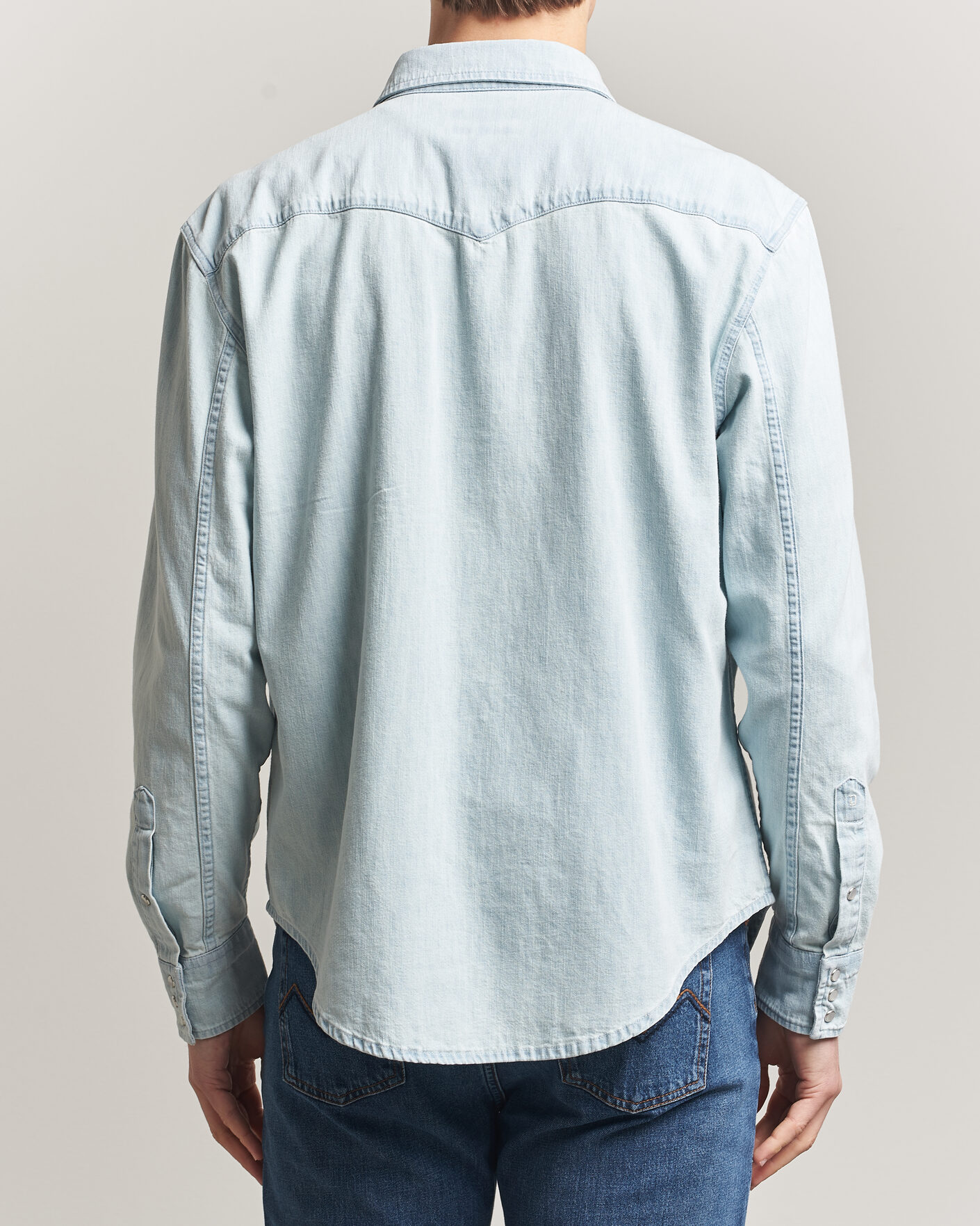 Homme | Chemises | Dondup | Regular Fit Denim Shirt Light Blue